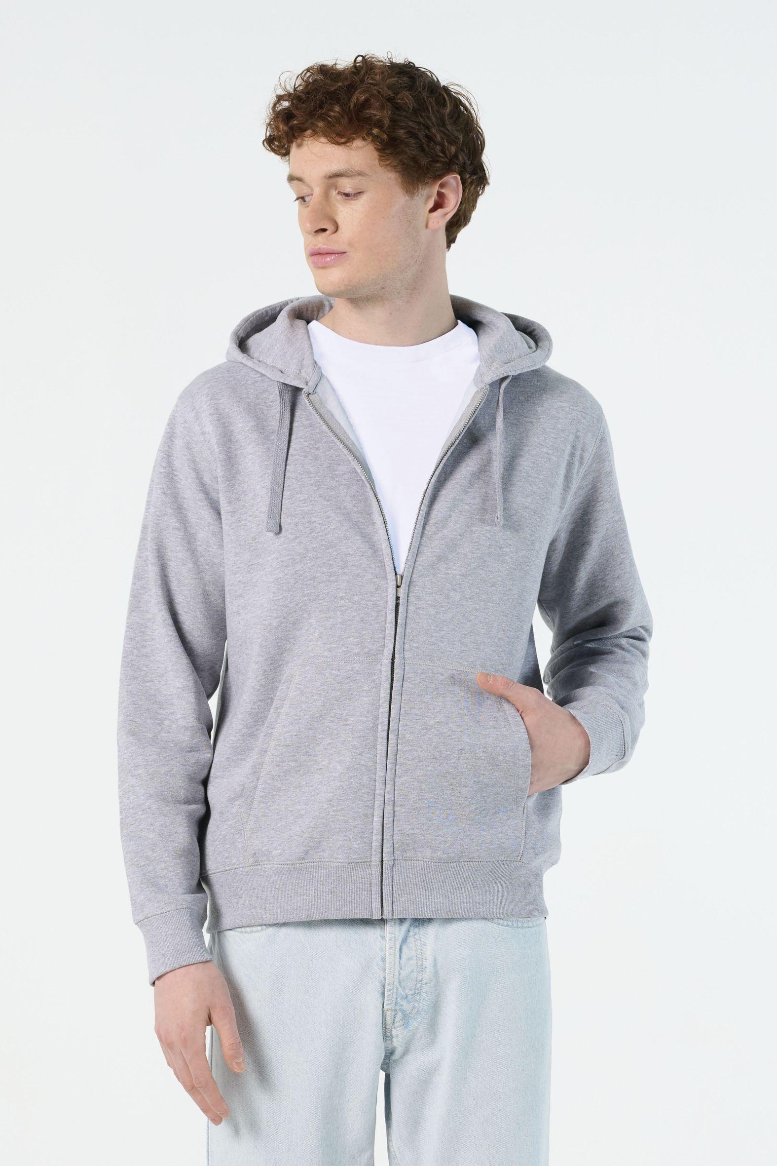 VESTE ZIPPÉE HOMME À CAPUCHE