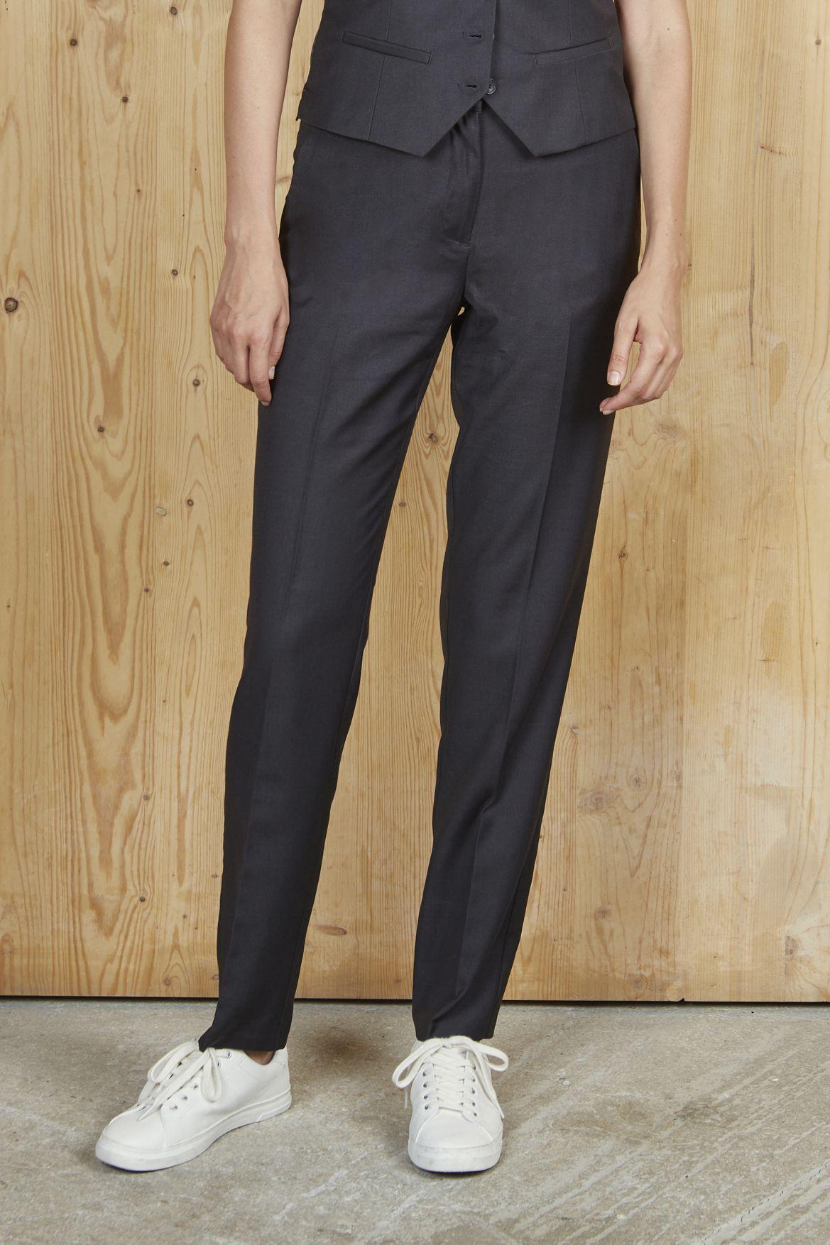 PANTALON DE COSTUME TAILLE ÉLASTIQUÉE FEMME