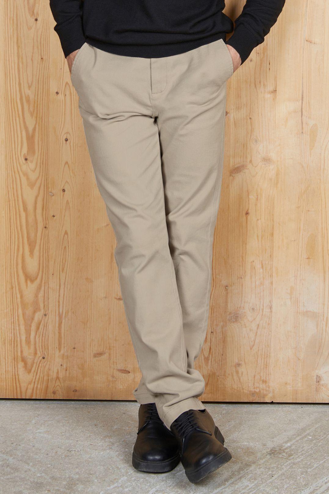 PANTALON CHINO TAILLE ÉLASTIQUÉE HOMME