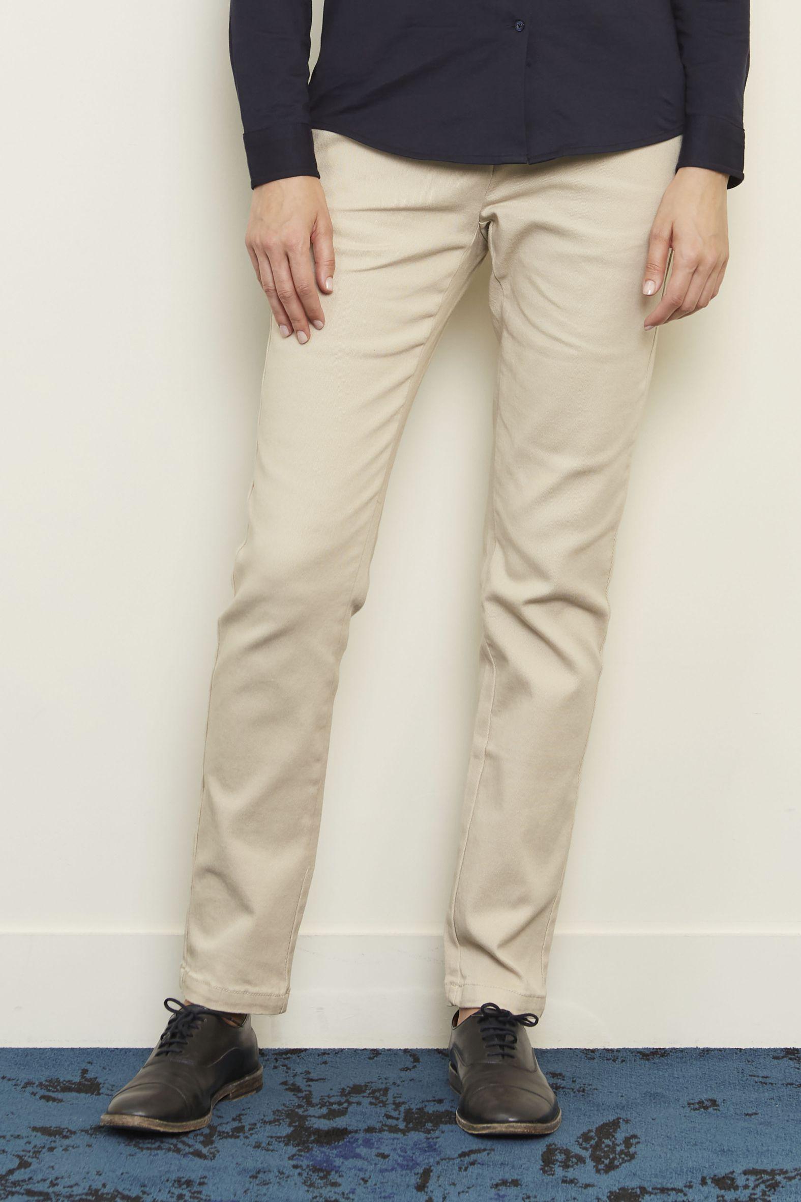 PANTALON CHINO TAILLE ÉLASTIQUÉE FEMME