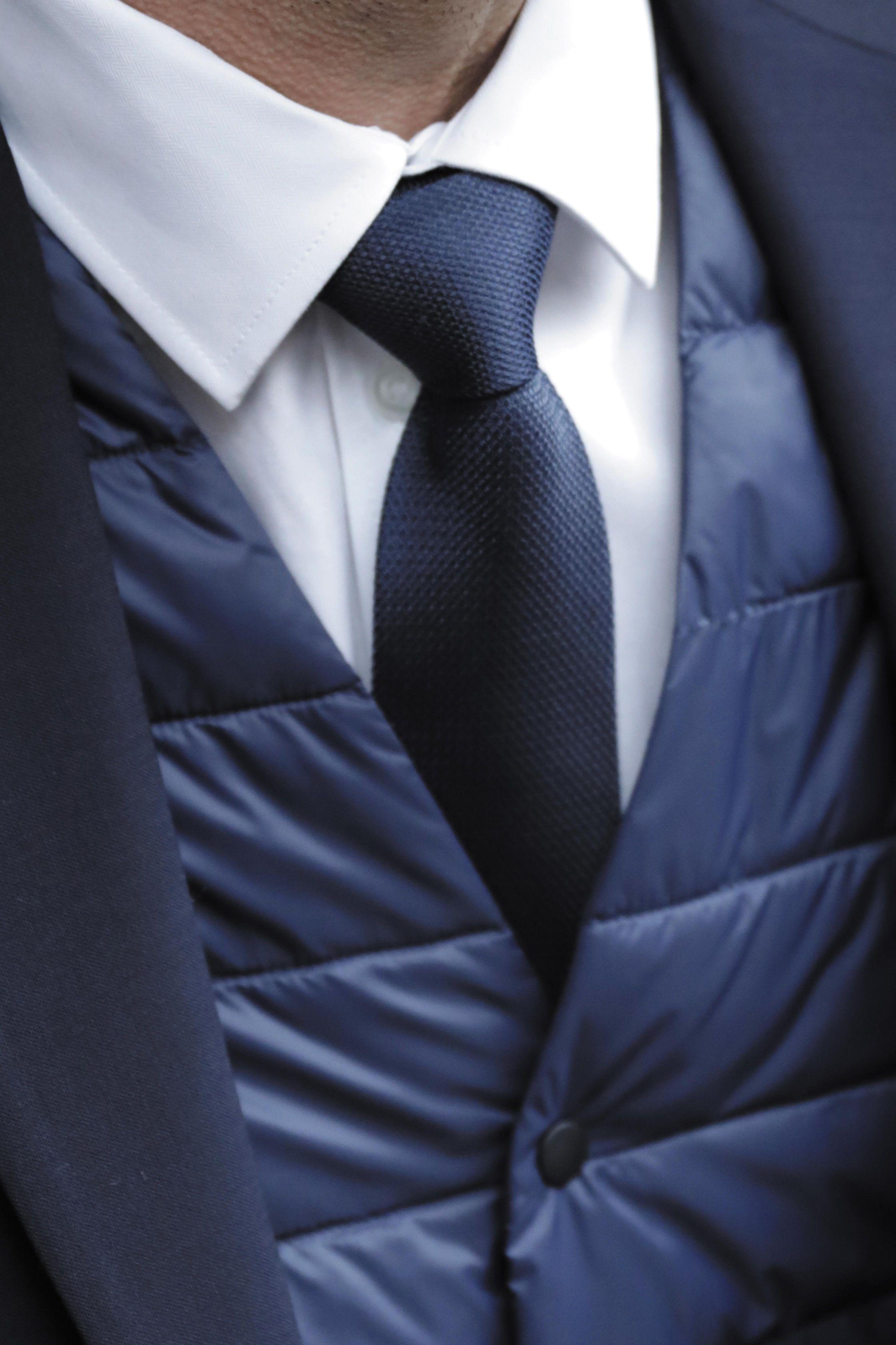 CRAVATE JACQUARD UNIE
