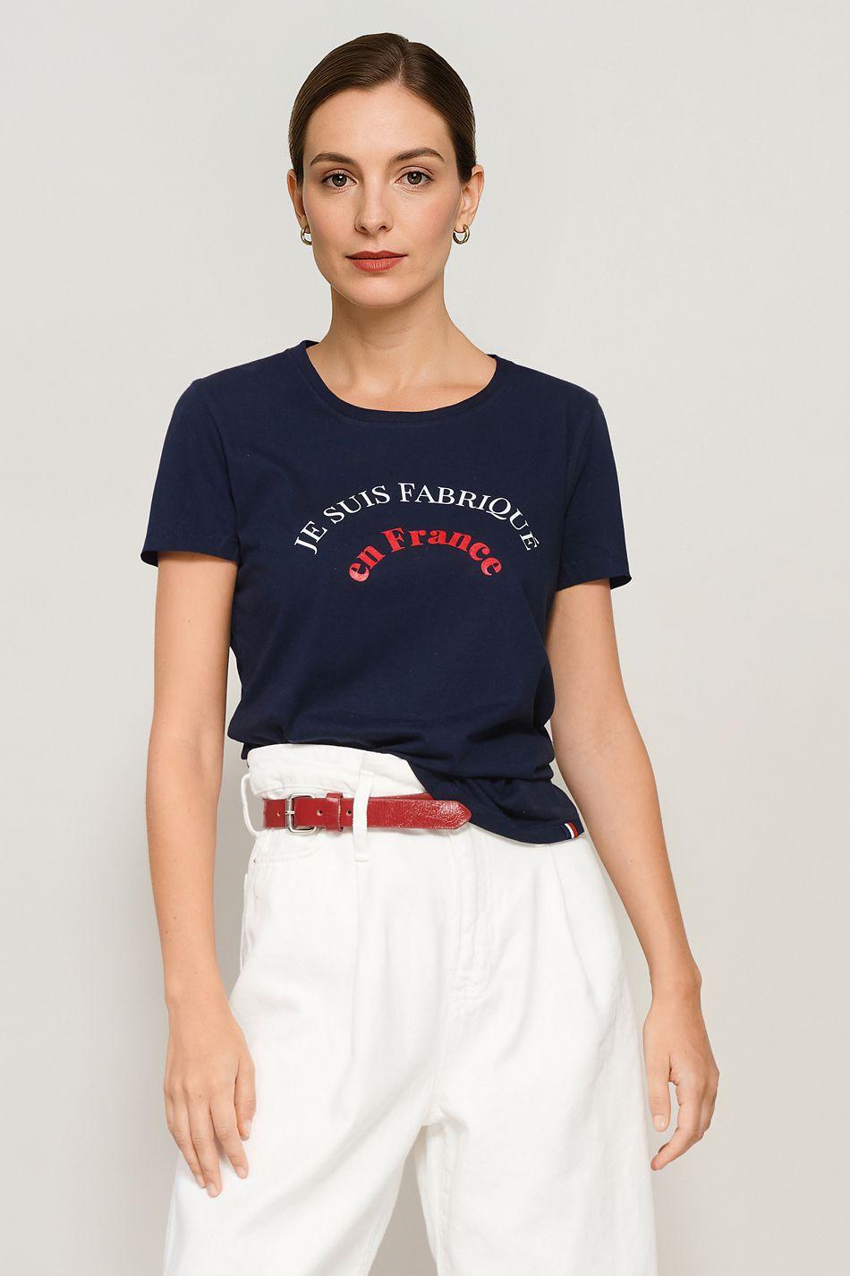 TEE-SHIRT FEMME COL ROND MADE IN FRANCE