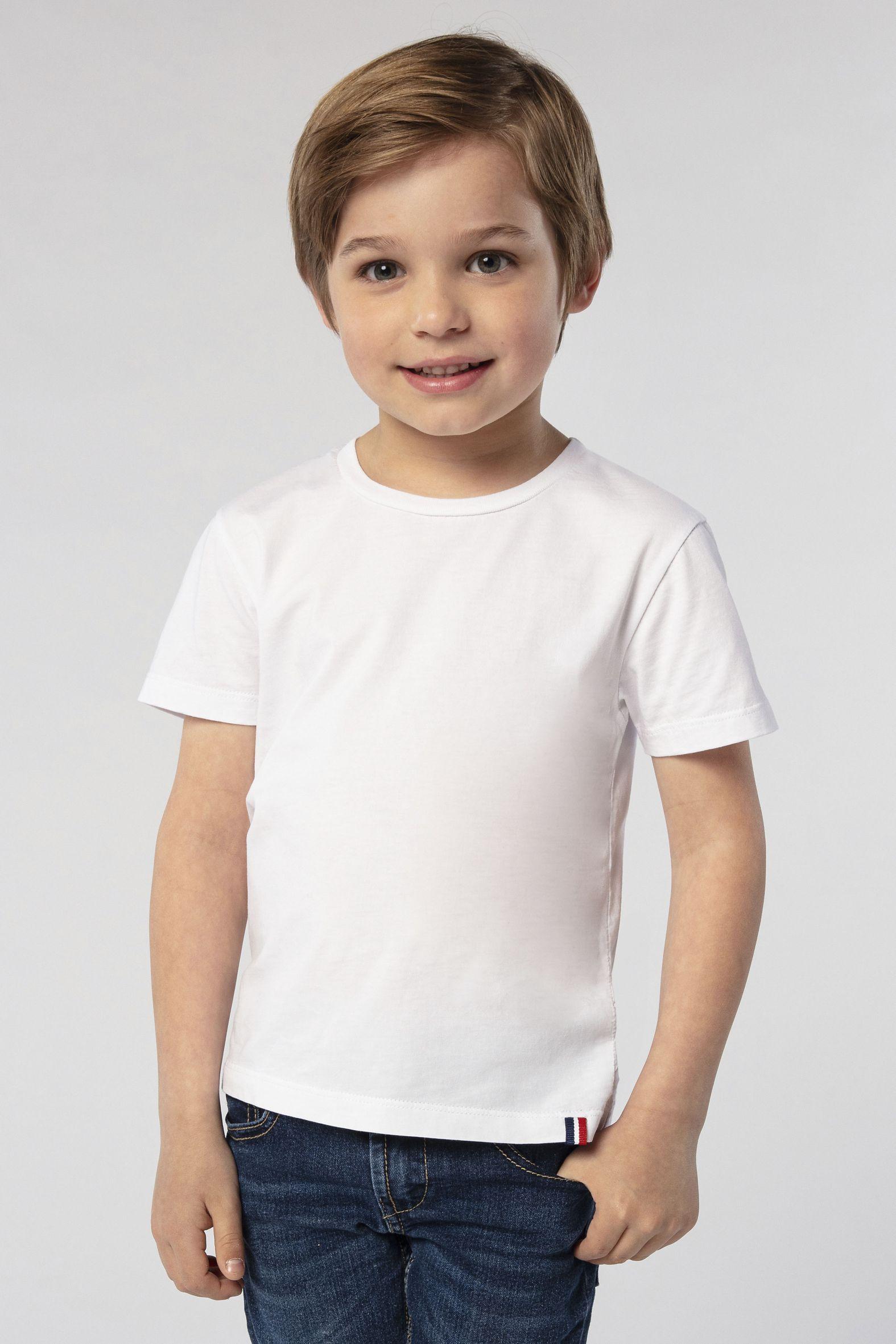 TEE-SHIRT ENFANT COL ROND MADE IN FRANCE