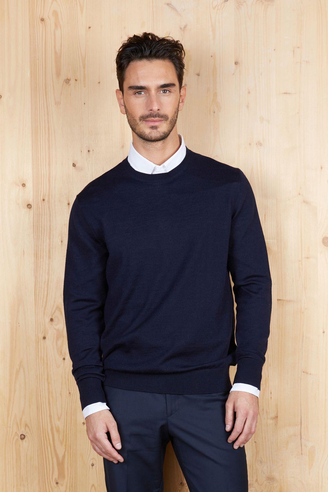 PULL COL ROND HOMME