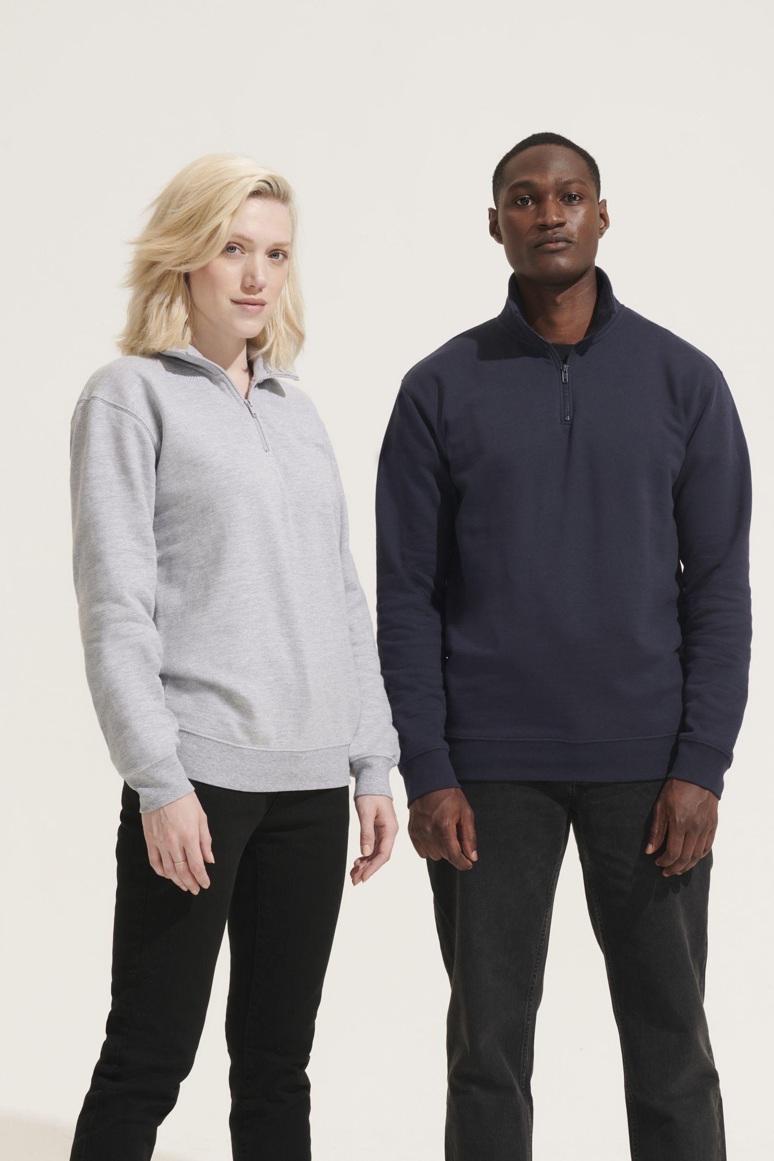 SWEAT-SHIRT UNISEXE COL CAMIONNEUR