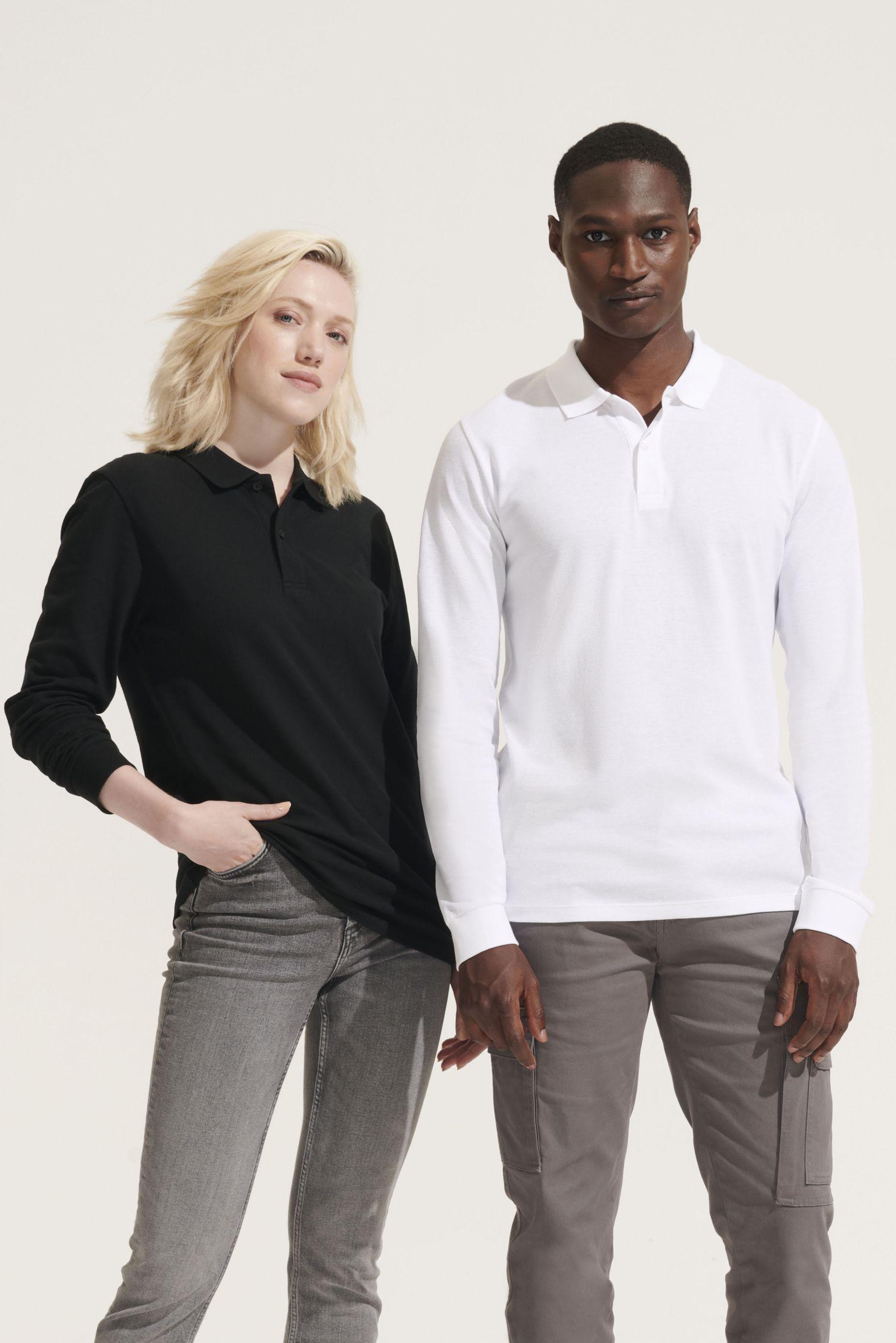 POLO UNISEXE MANCHES LONGUES