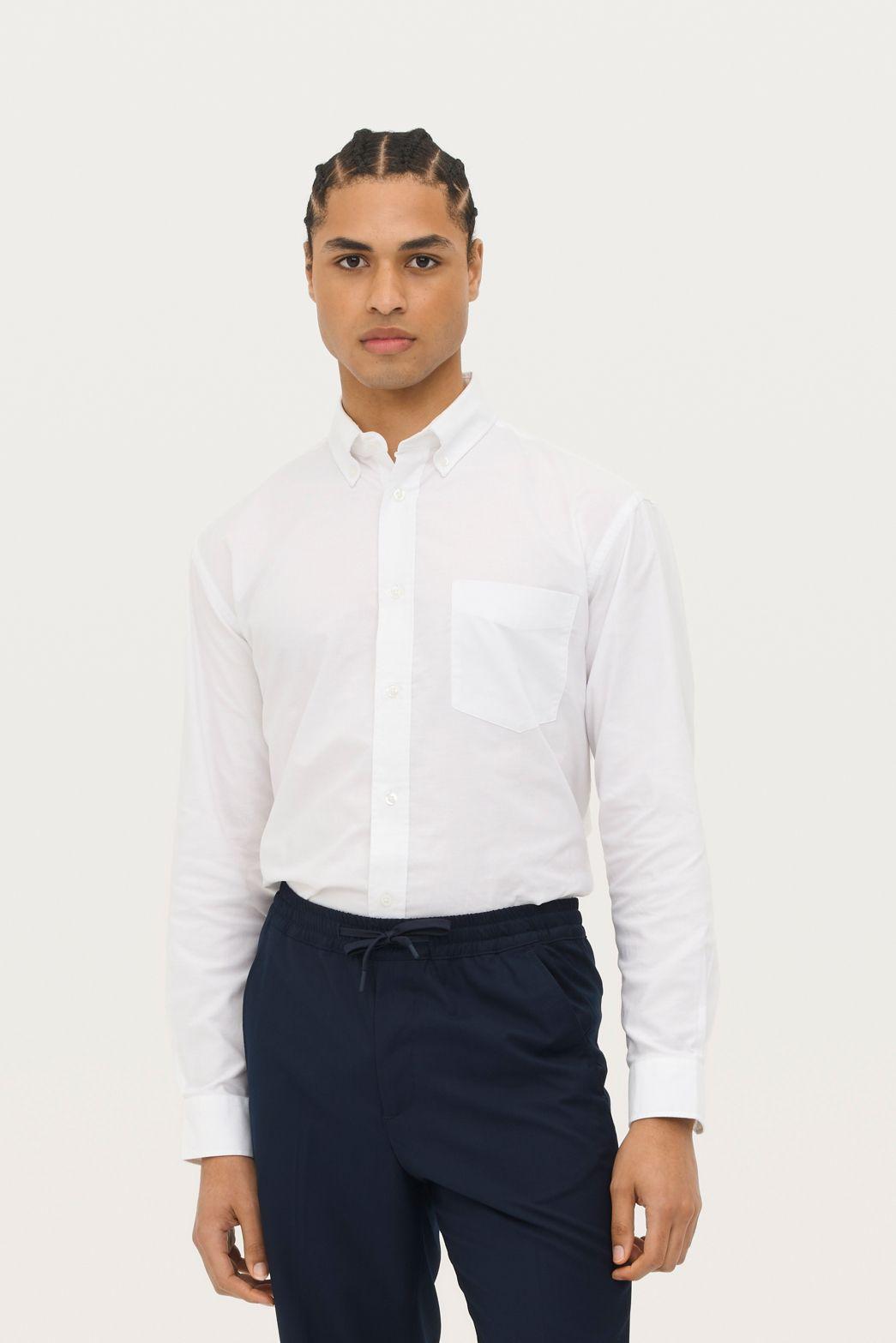 CHEMISE HOMME OXFORD MANCHES LONGUES