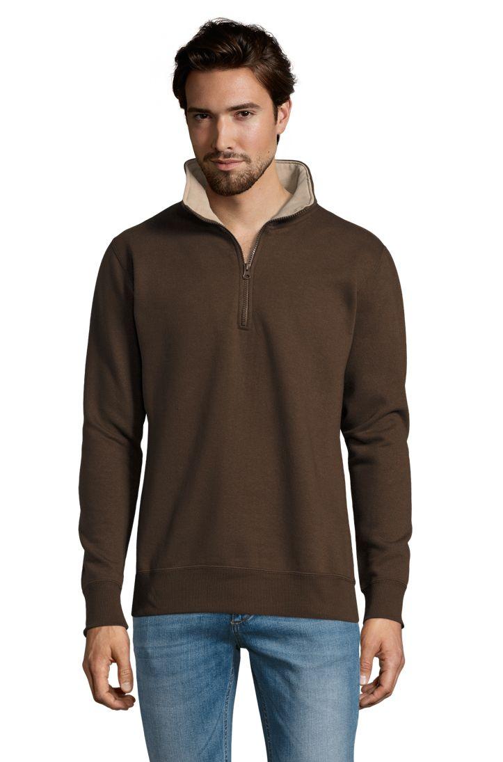 SWEAT-SHIRT HOMME COL CAMIONNEUR (1/4 ZIP)