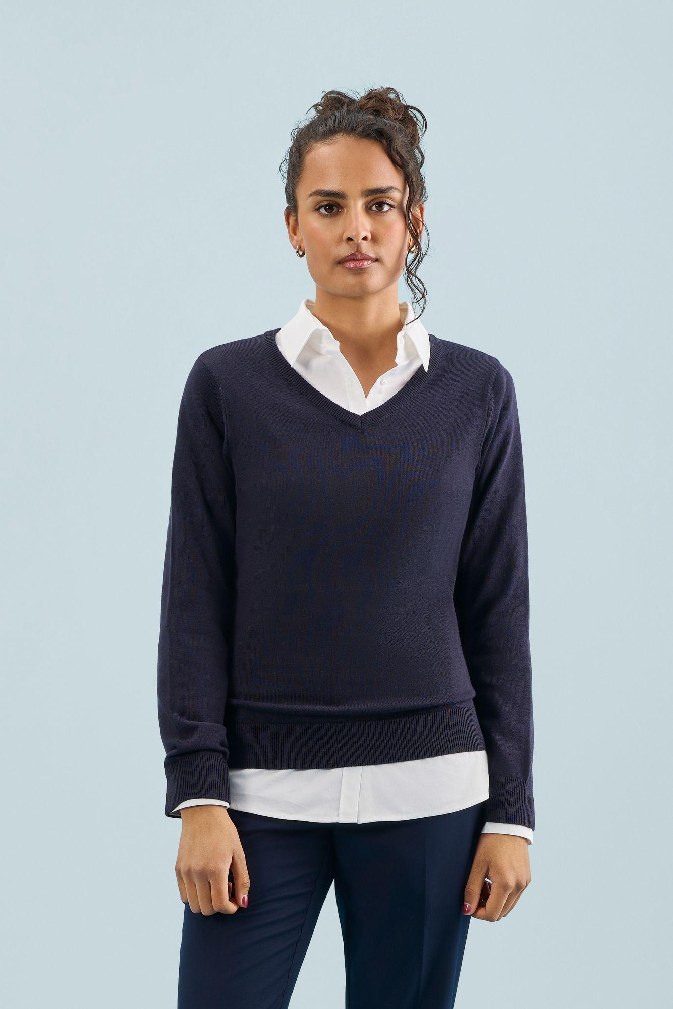 PULL COL V FEMME