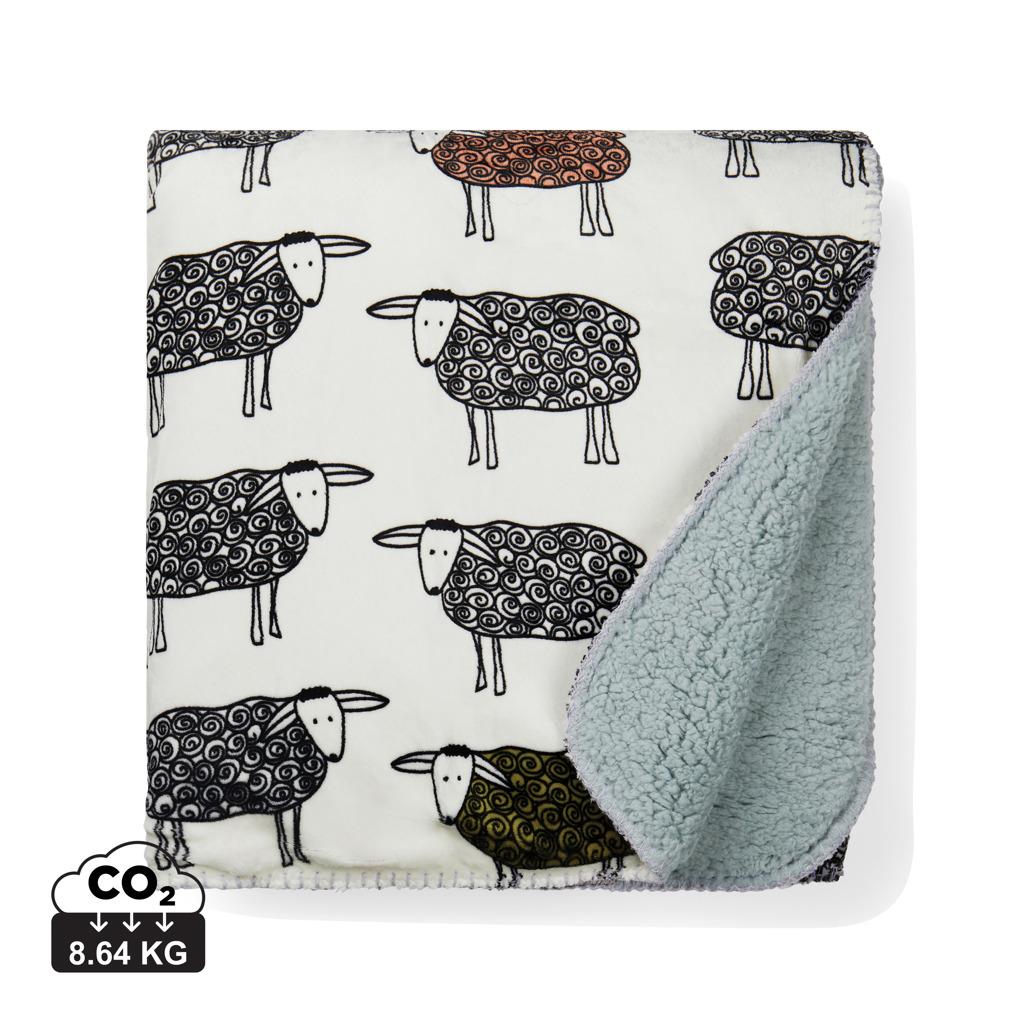 VINGA Plaid sherpa en rPET GRS Sheep