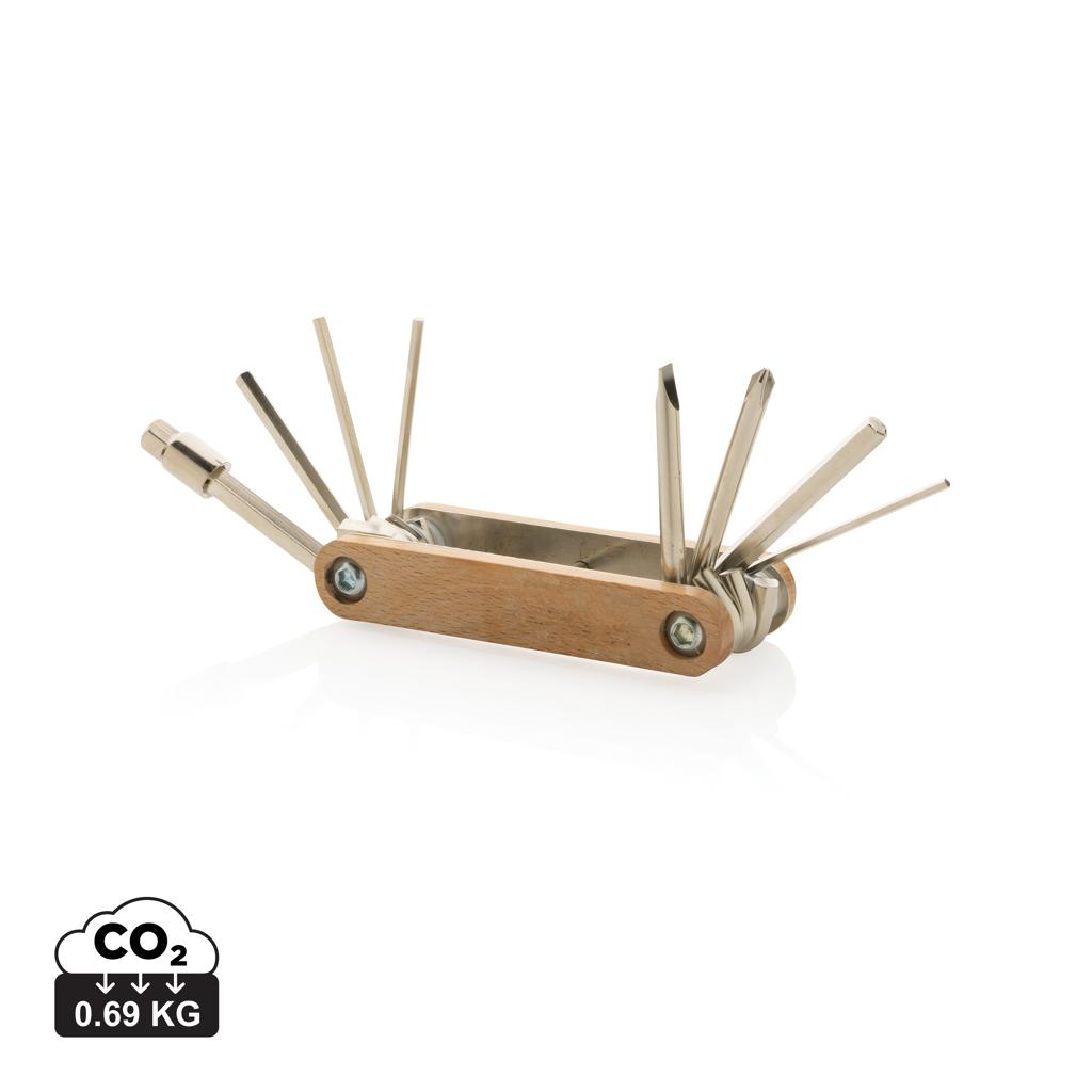 Outil multifonctions avec clé Allen en bois