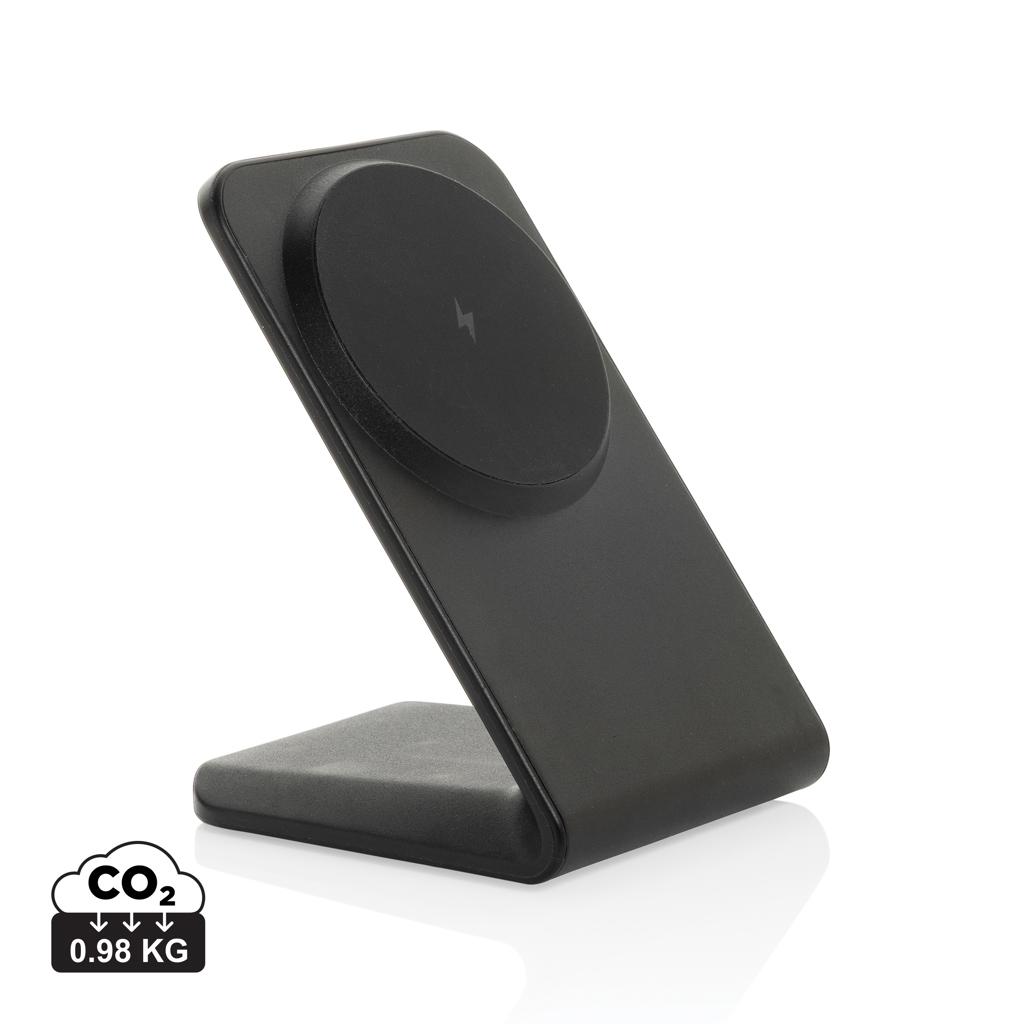 Chargeur magnétique 15W en plastique recyclé RCS VoltPerch