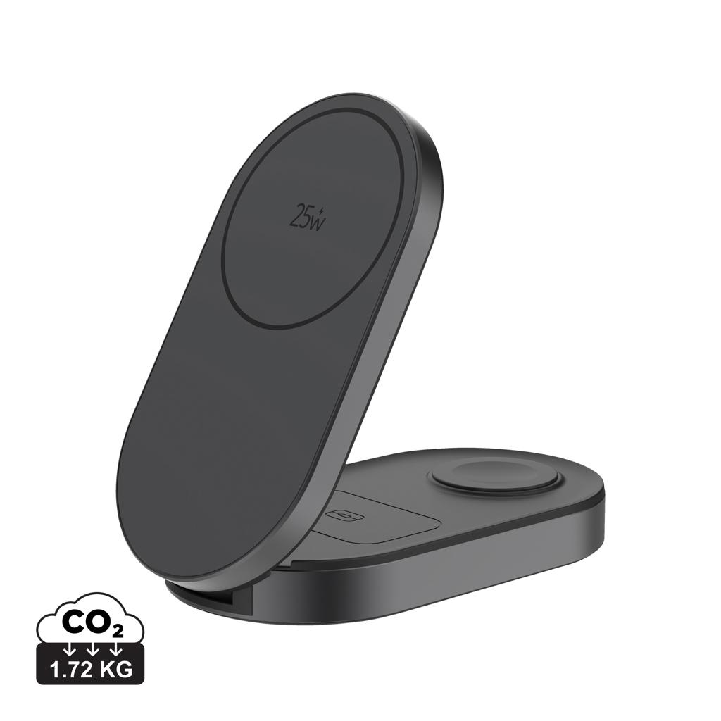 Chargeur 25W sans fil et pliable 3-en-1 Quantum