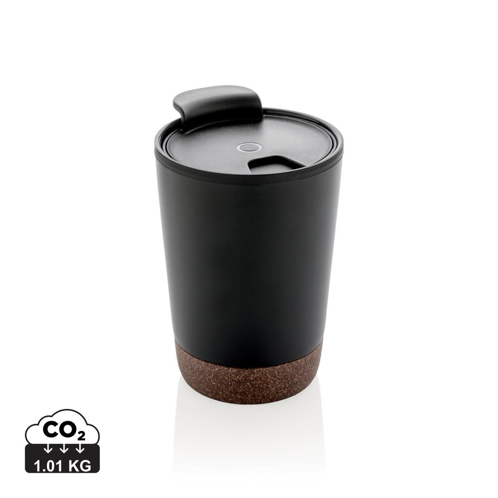 Tasse à café en liège et en acier inoxydable GRS