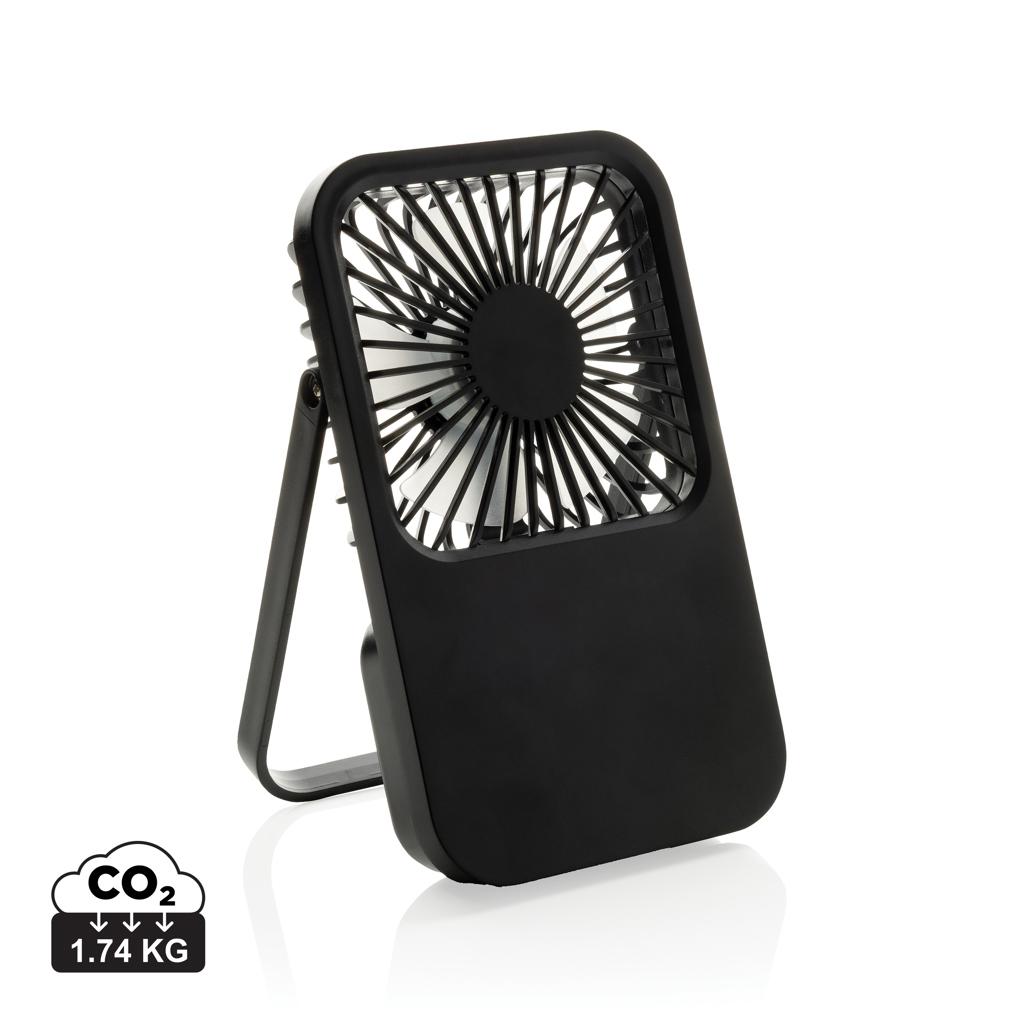 Ventilateur de bureau en plastique recyclé RCS Aervina