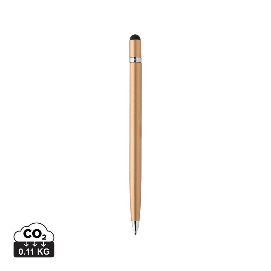 Stylo stylet en métal épuré