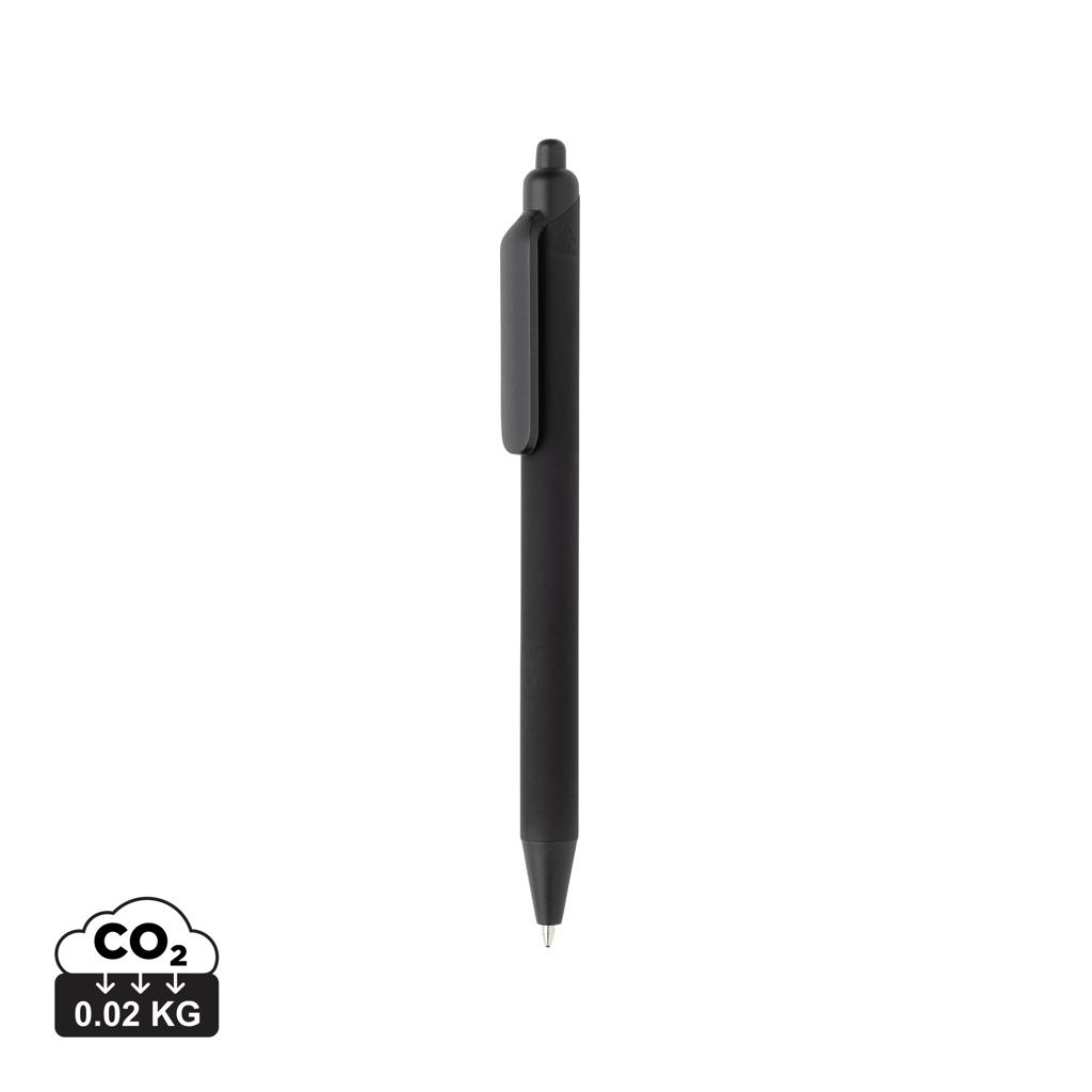Stylo avec finition gomme en ABS recyclé certifié GRS Tide