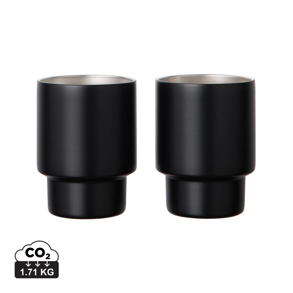 VINGA Set de 2 tasses en acier RCS Nagano