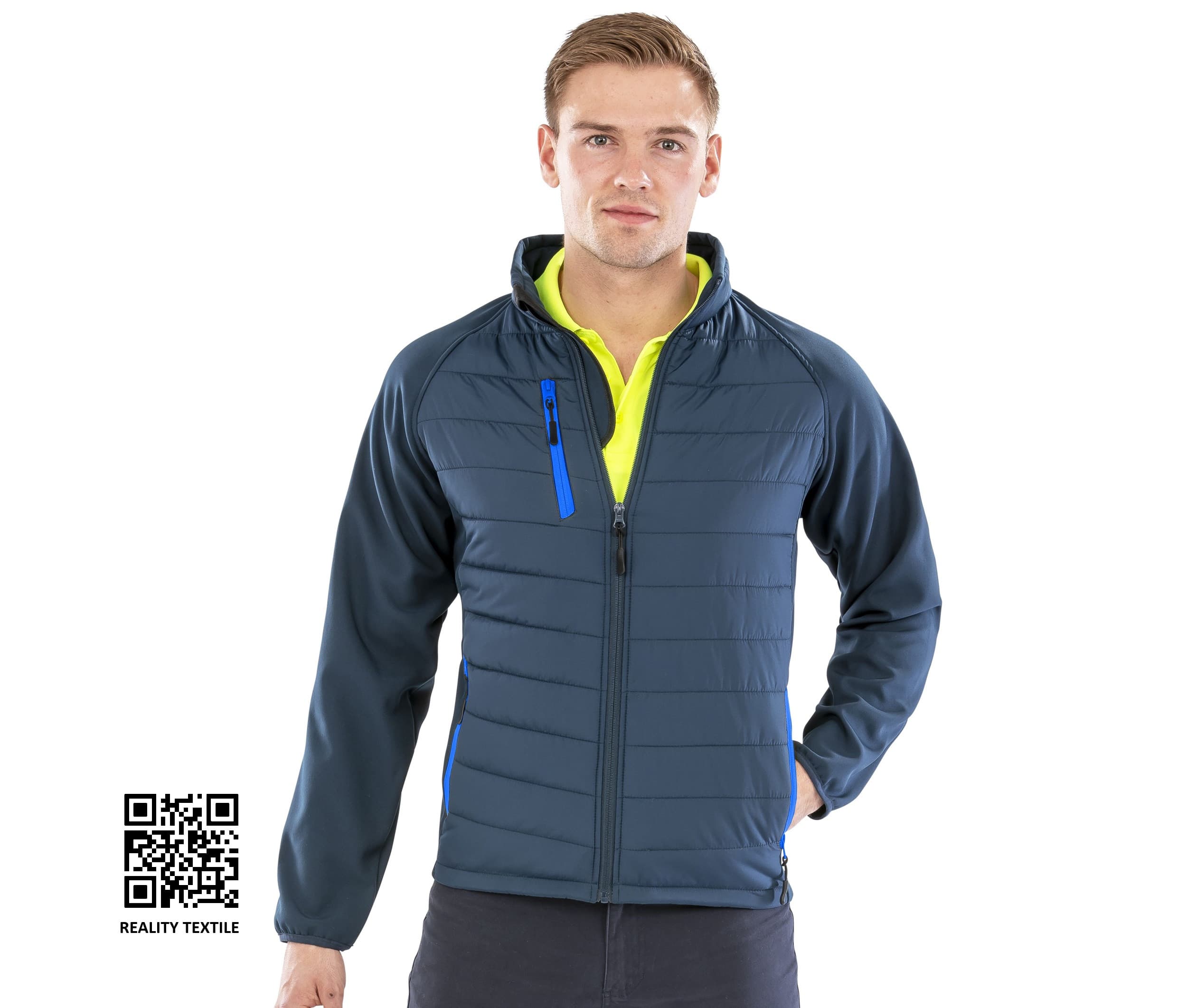 Veste bi-matière