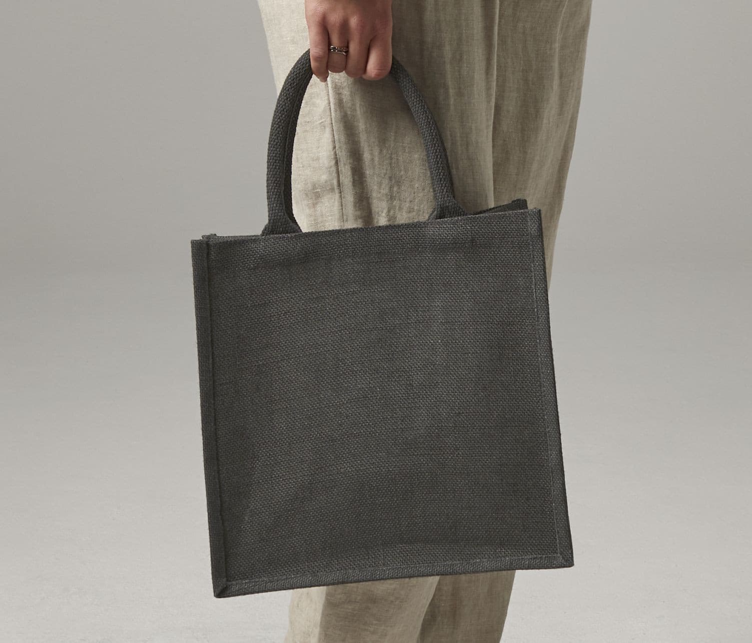 Grand sac en toile de jute