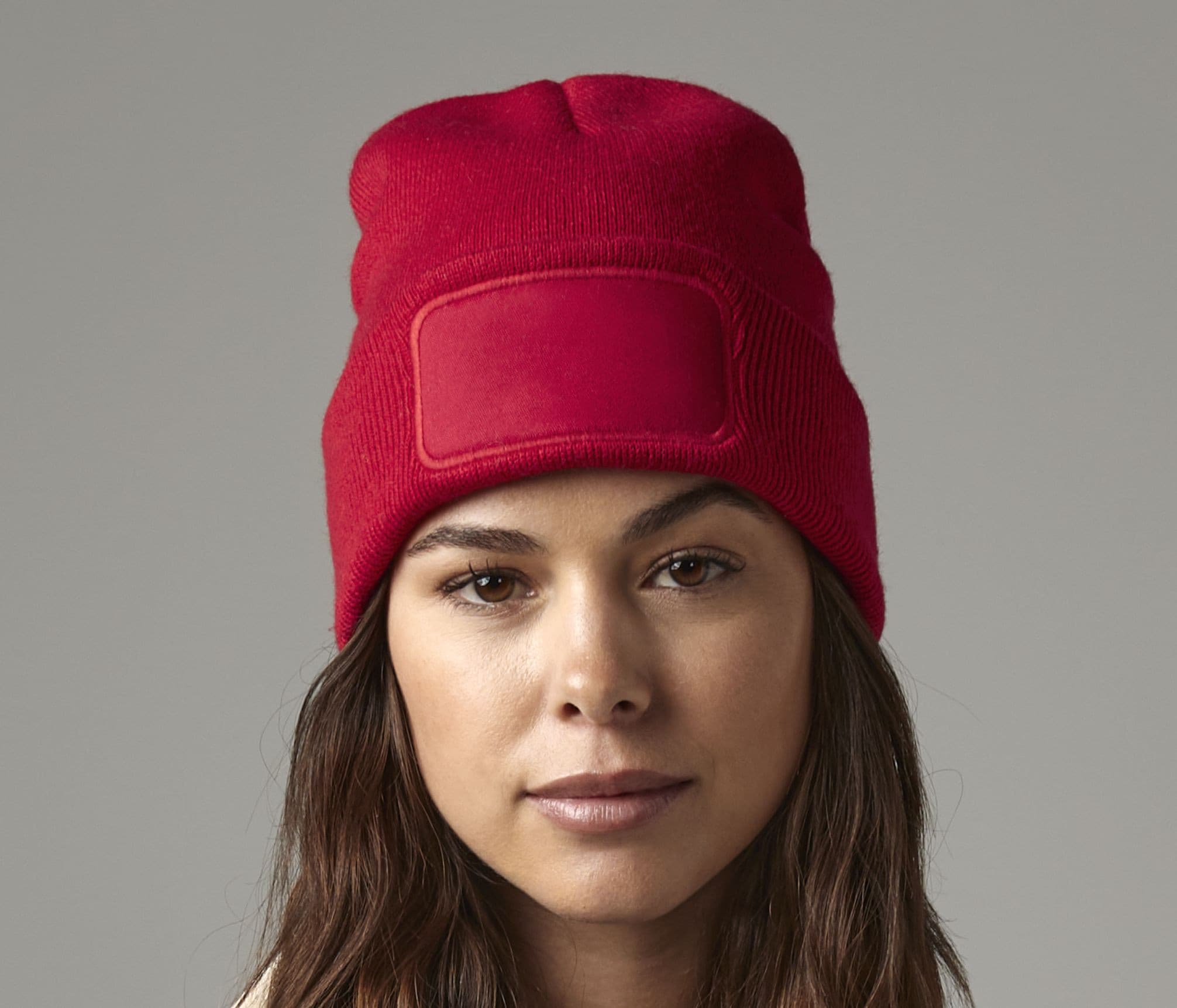 Bonnet avec zone de marquage