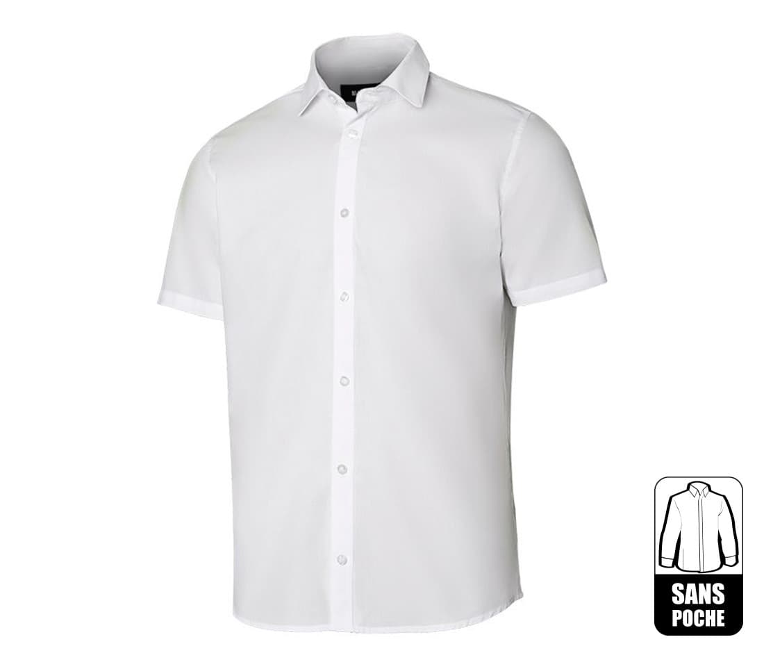 Chemisette polycoton homme