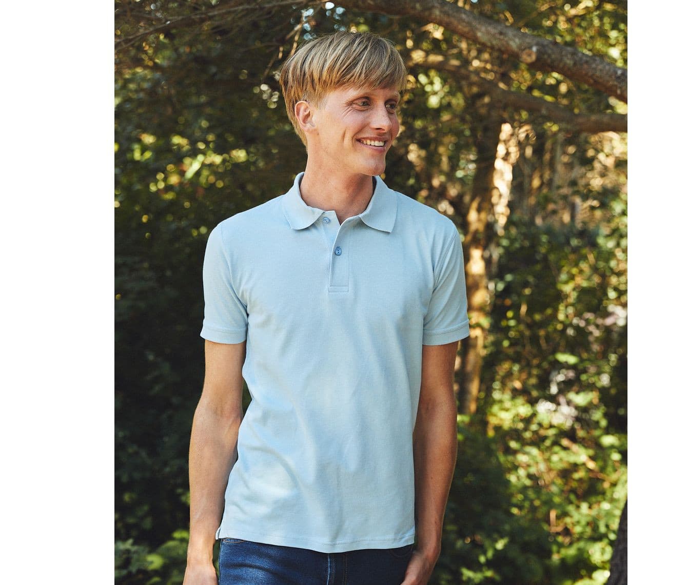 Polo piqué homme
