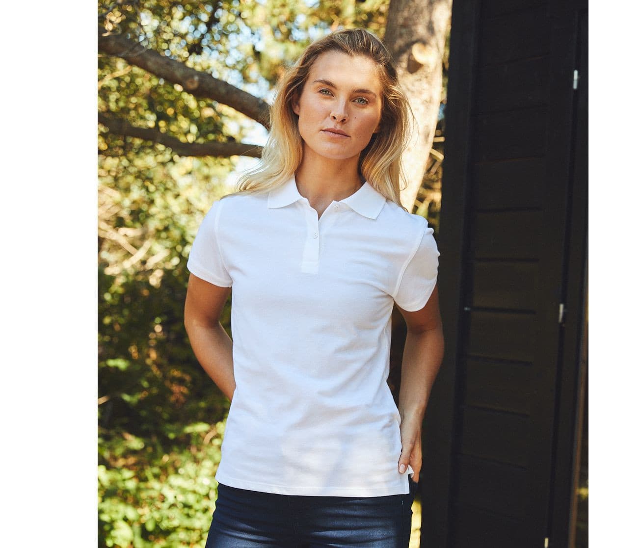 Polo piqué femme