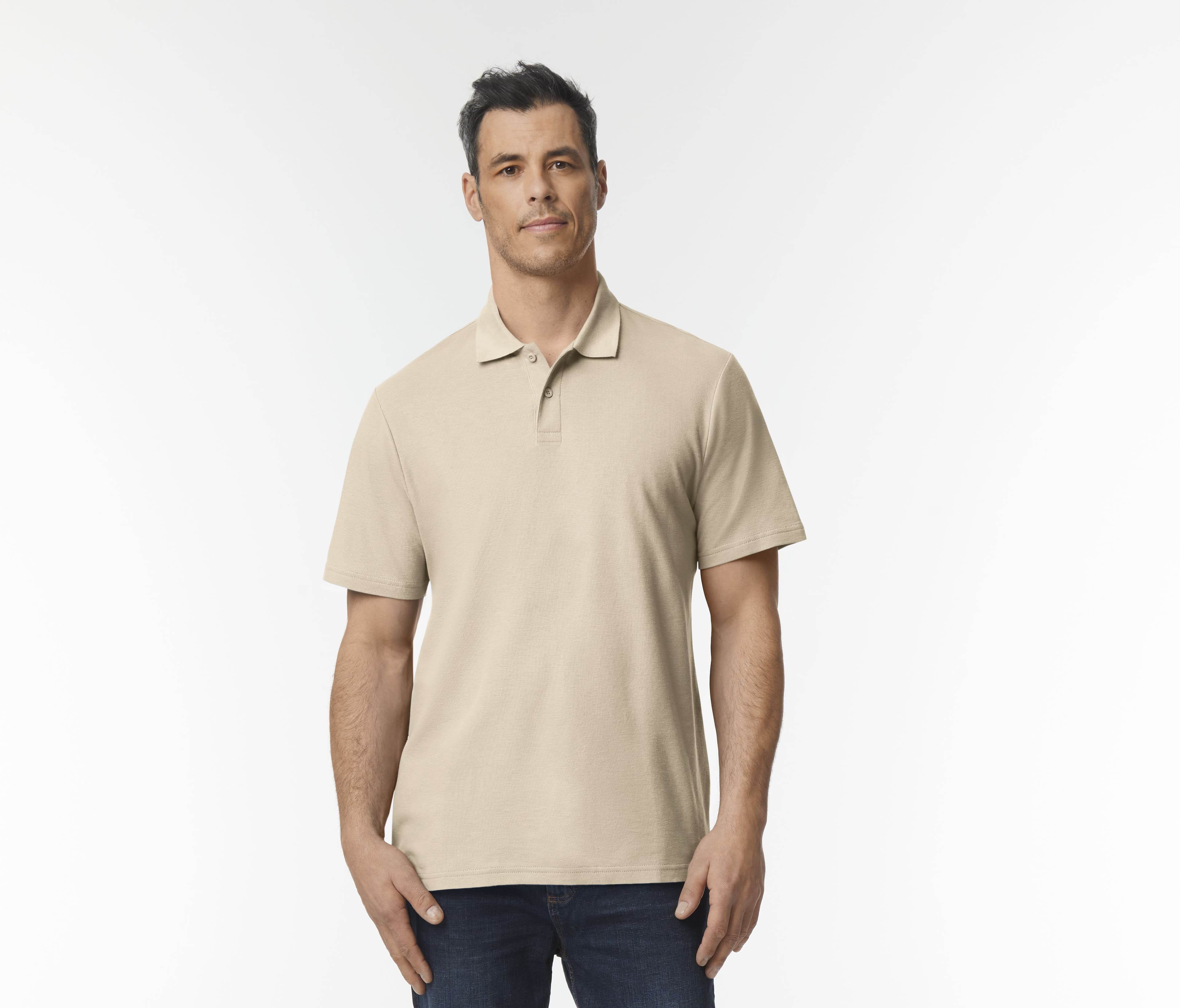 Polo piqué homme