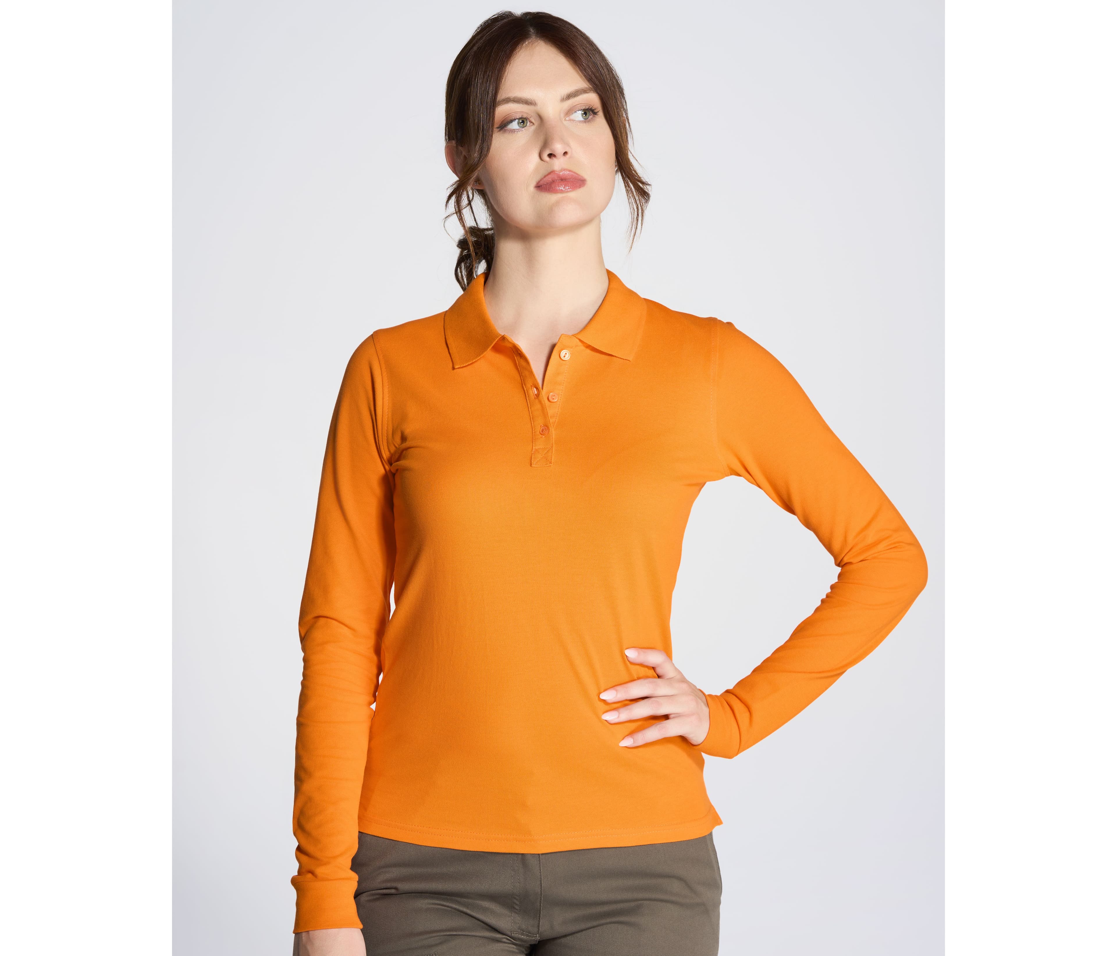 Polo manches longues femme 200