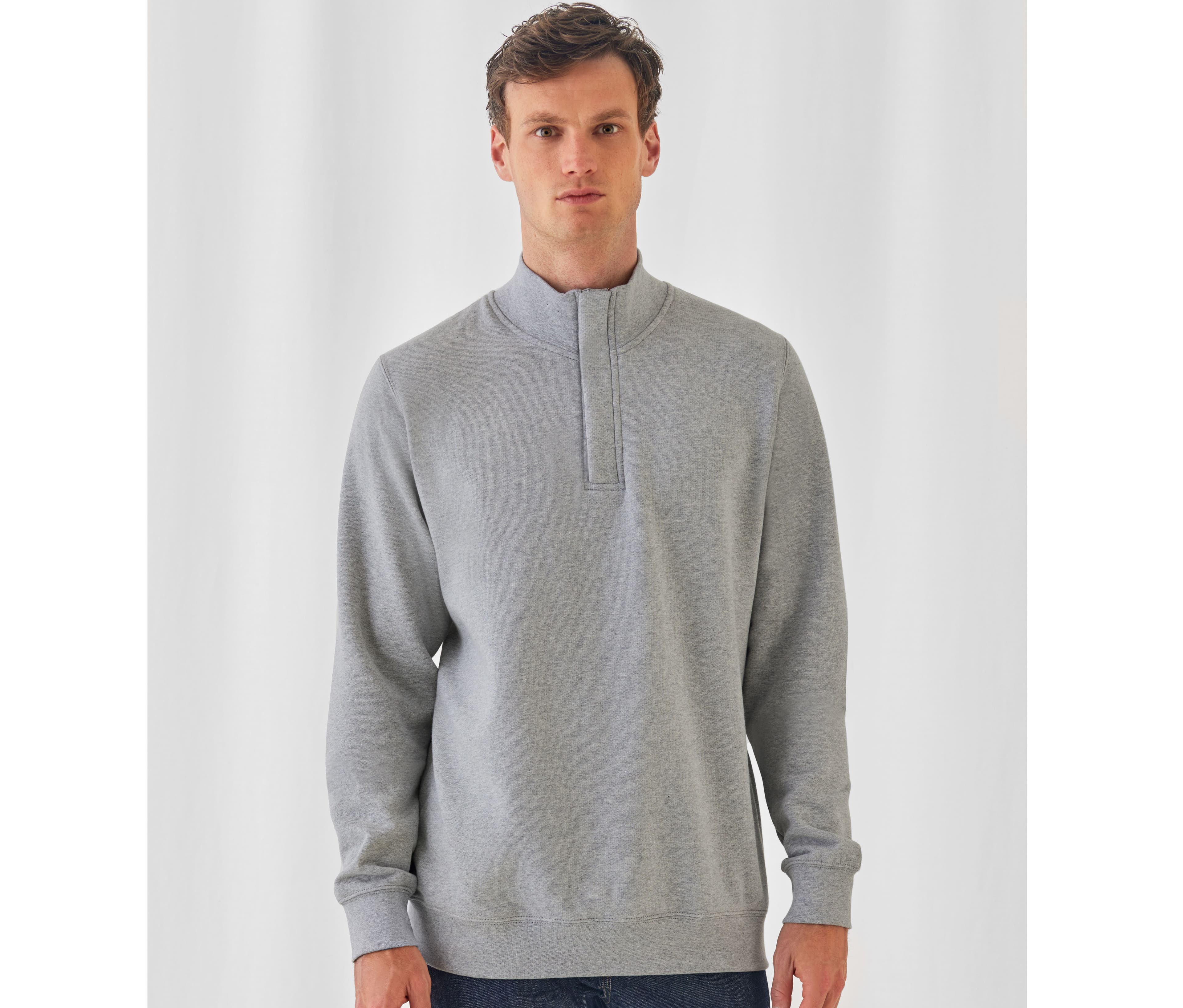 Sweat col zippé