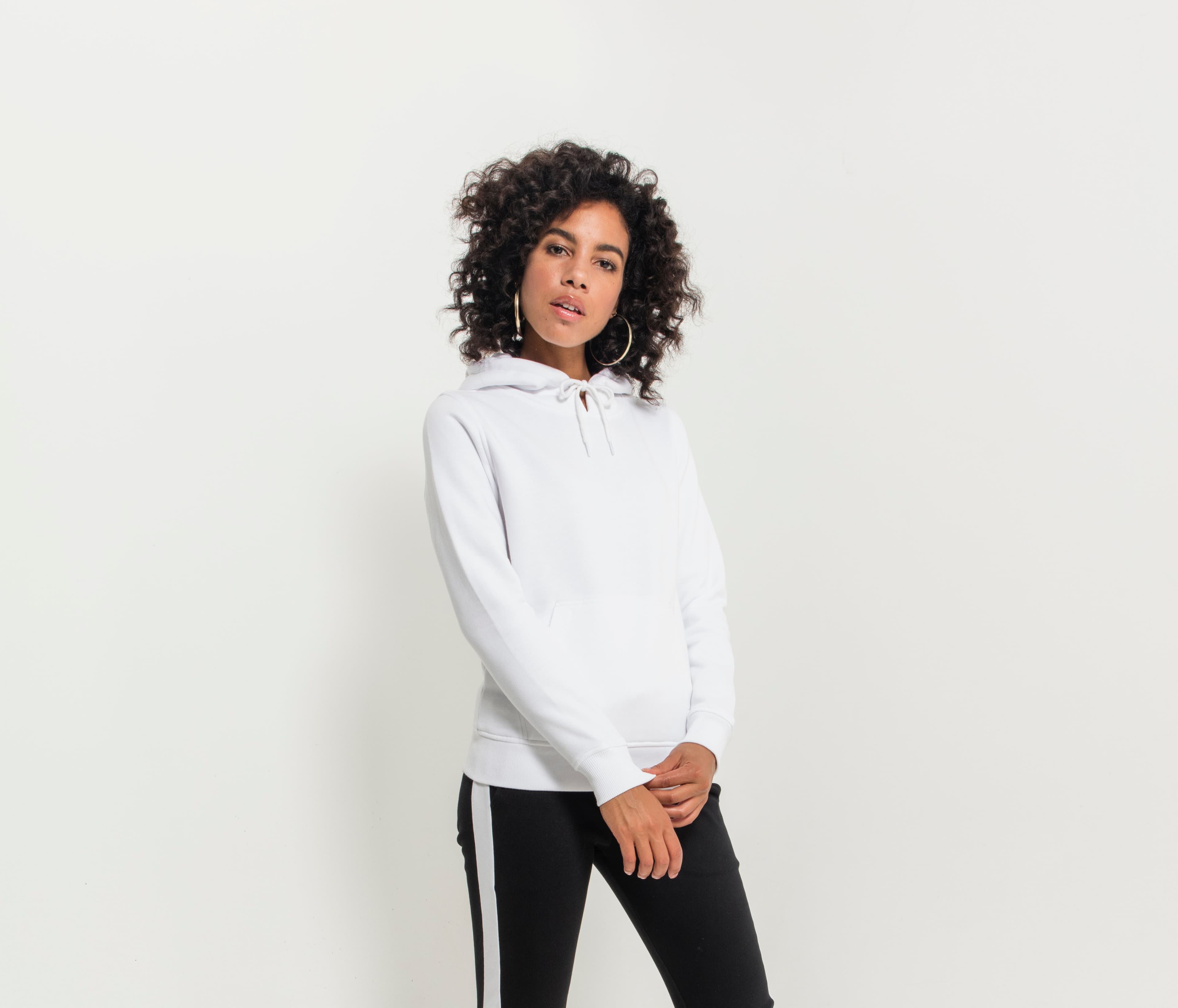 Sweat femme à capuche lourd