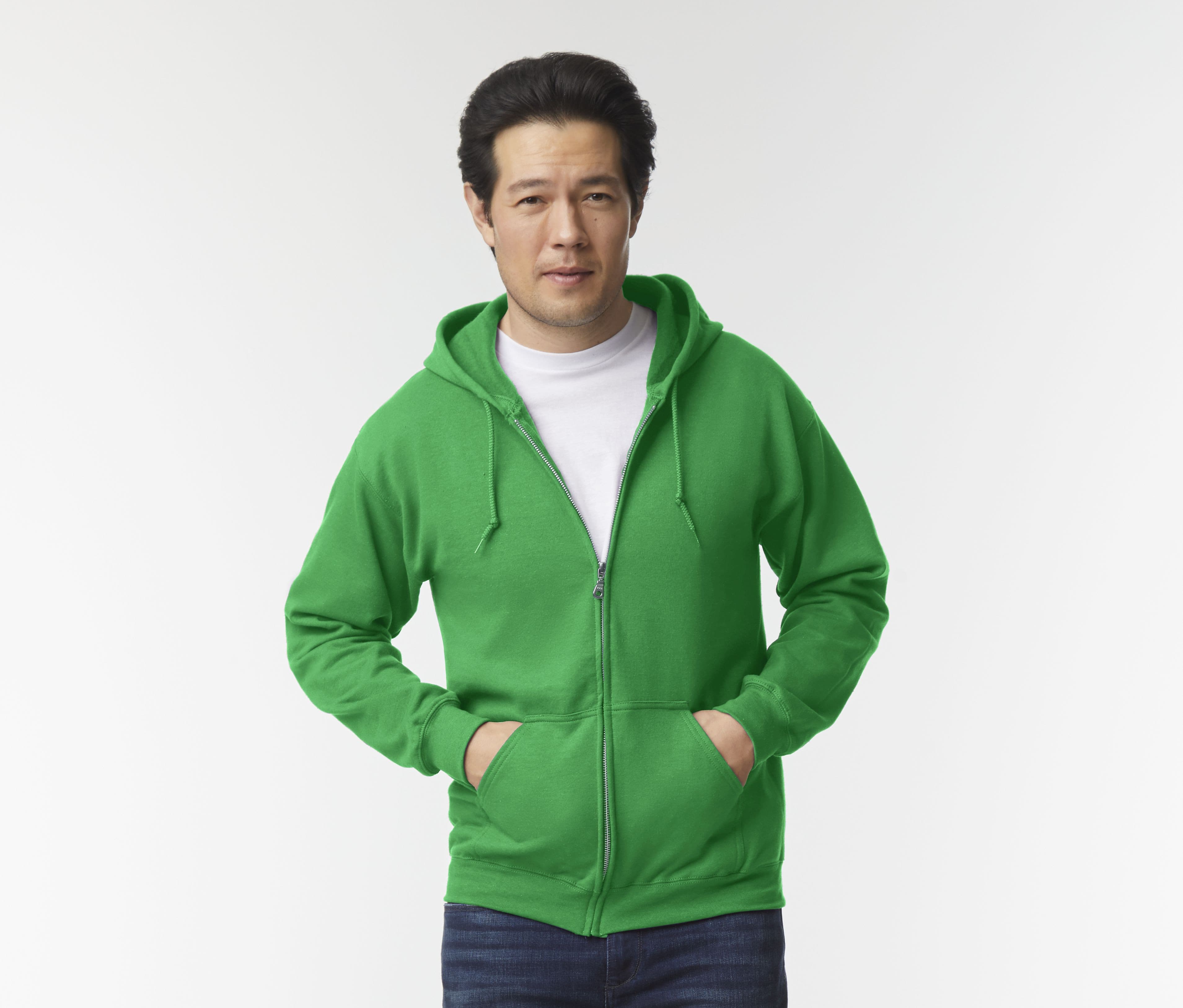 Sweat capuche grand zip