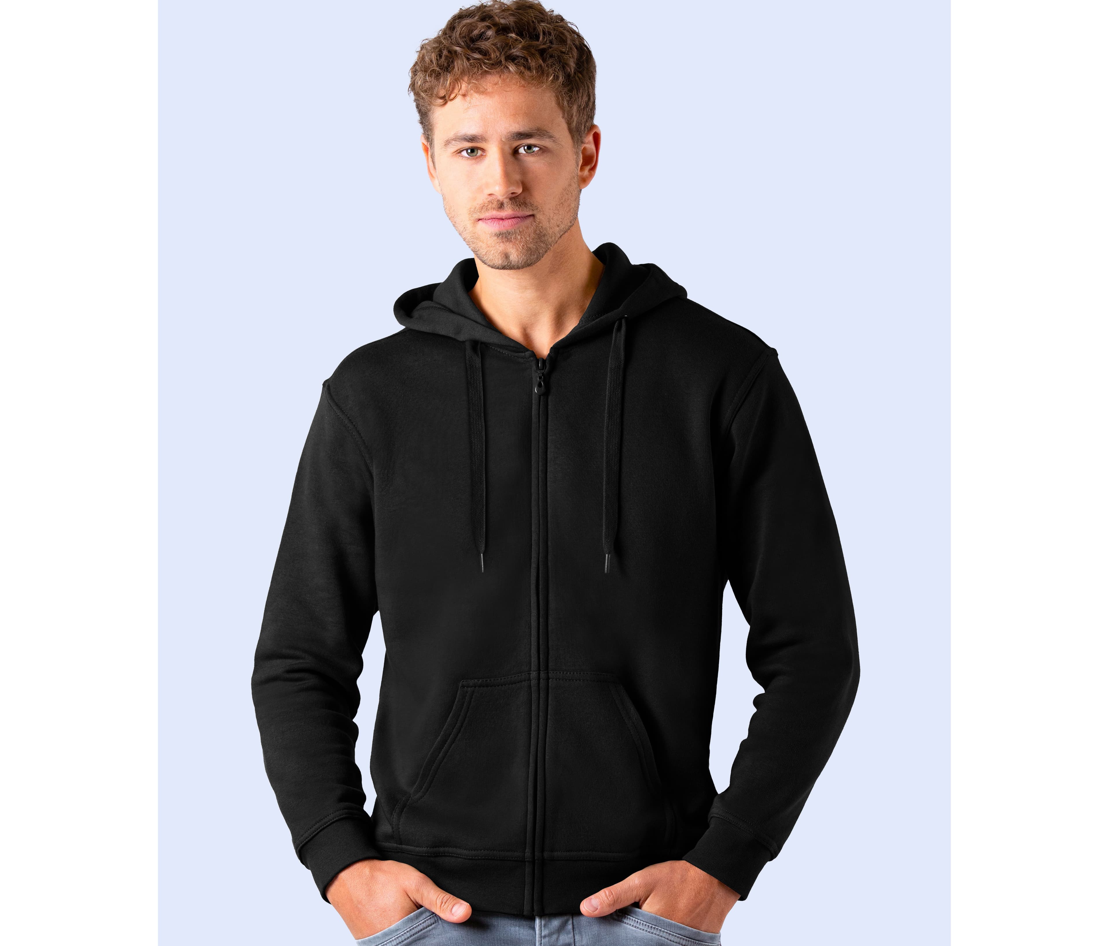 Sweat capuche grand zip 300