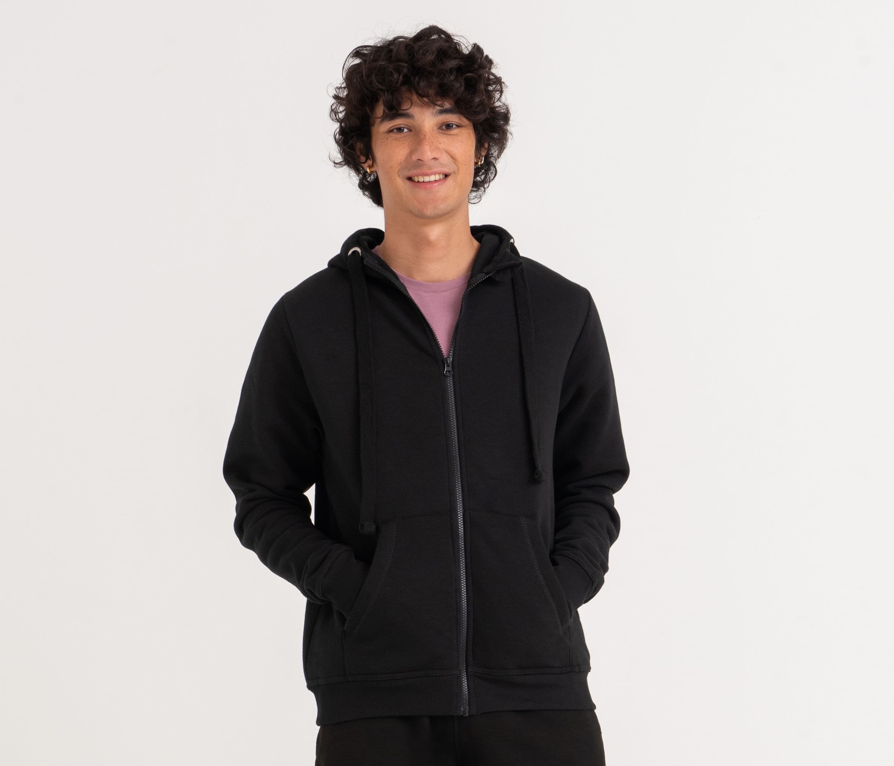 Sweat capuche zippé lourd Graduate