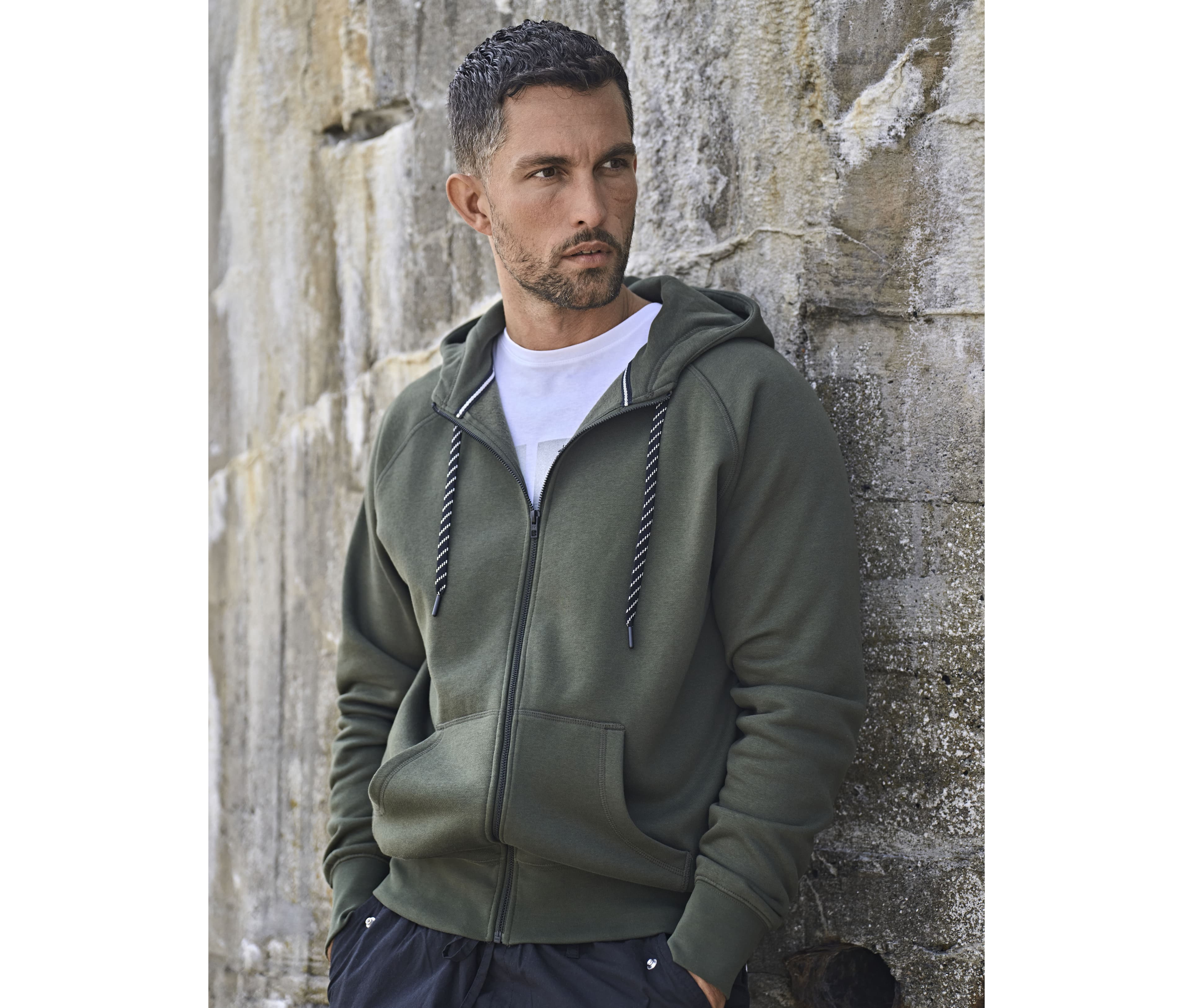 Sweat zippé homme