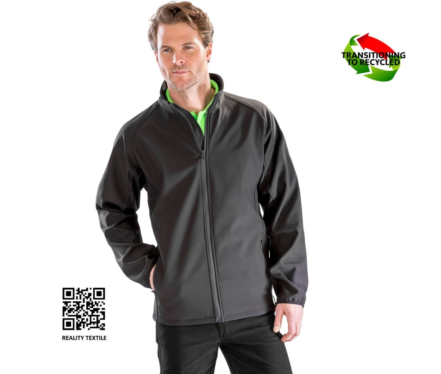 Veste Softshell imprimable homme