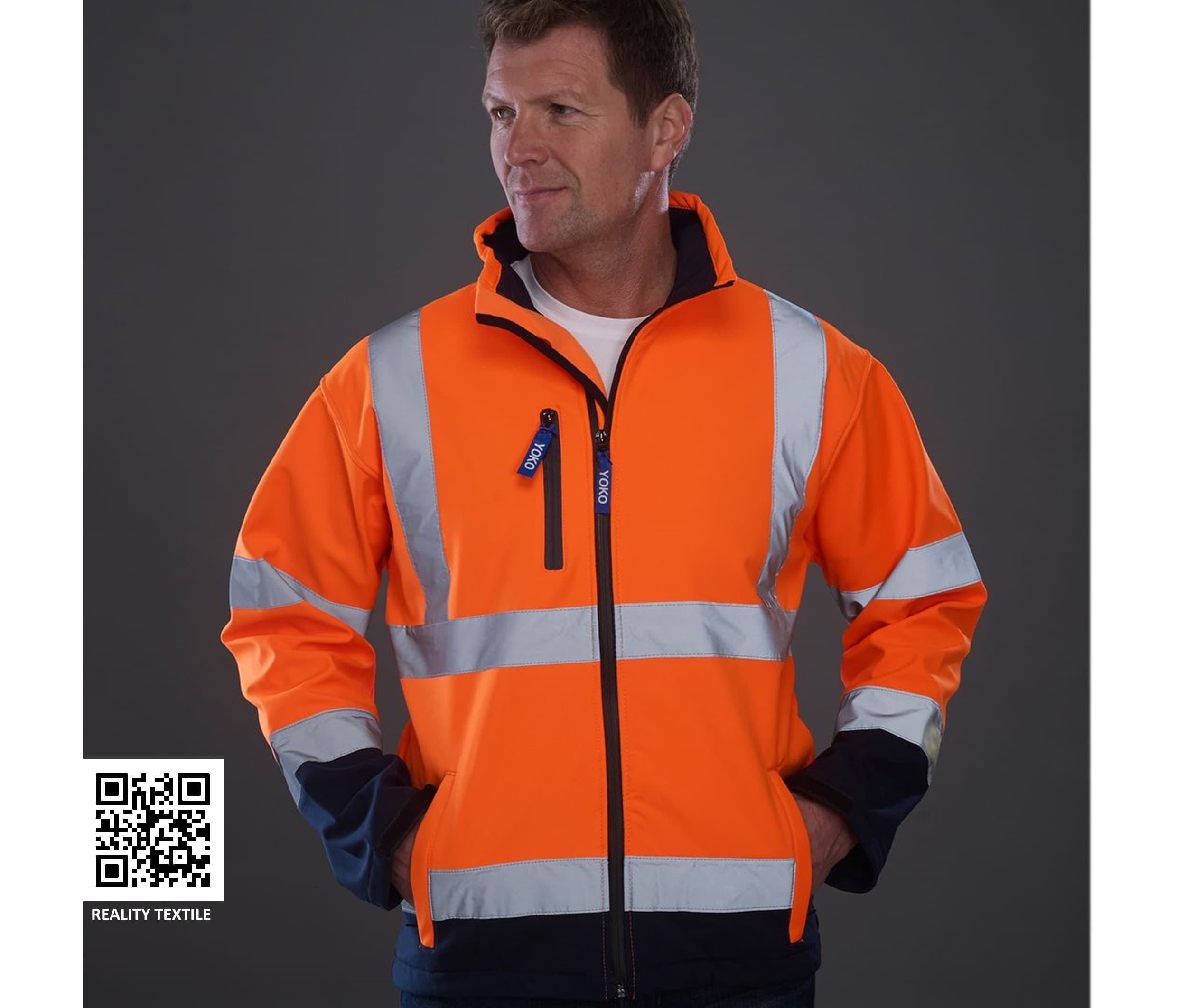 Veste Softshell haute visibilité