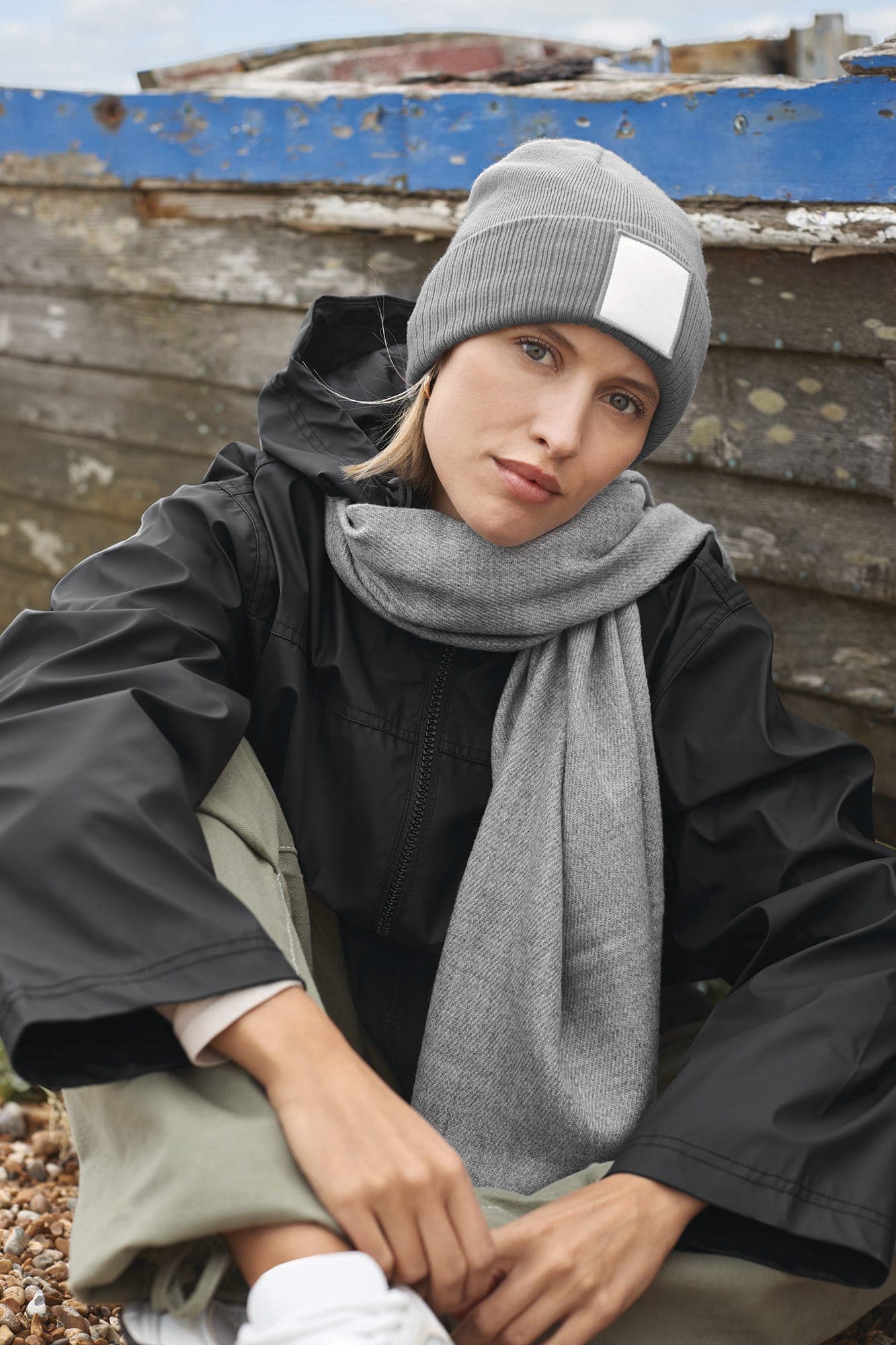 Bonnet à patch appliqué