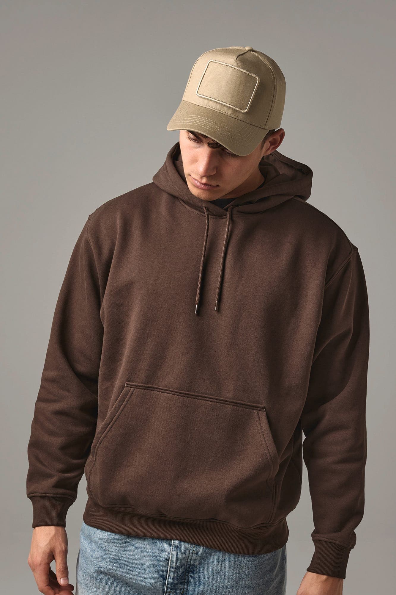 Casquette 5 panneaux avec patch amovible