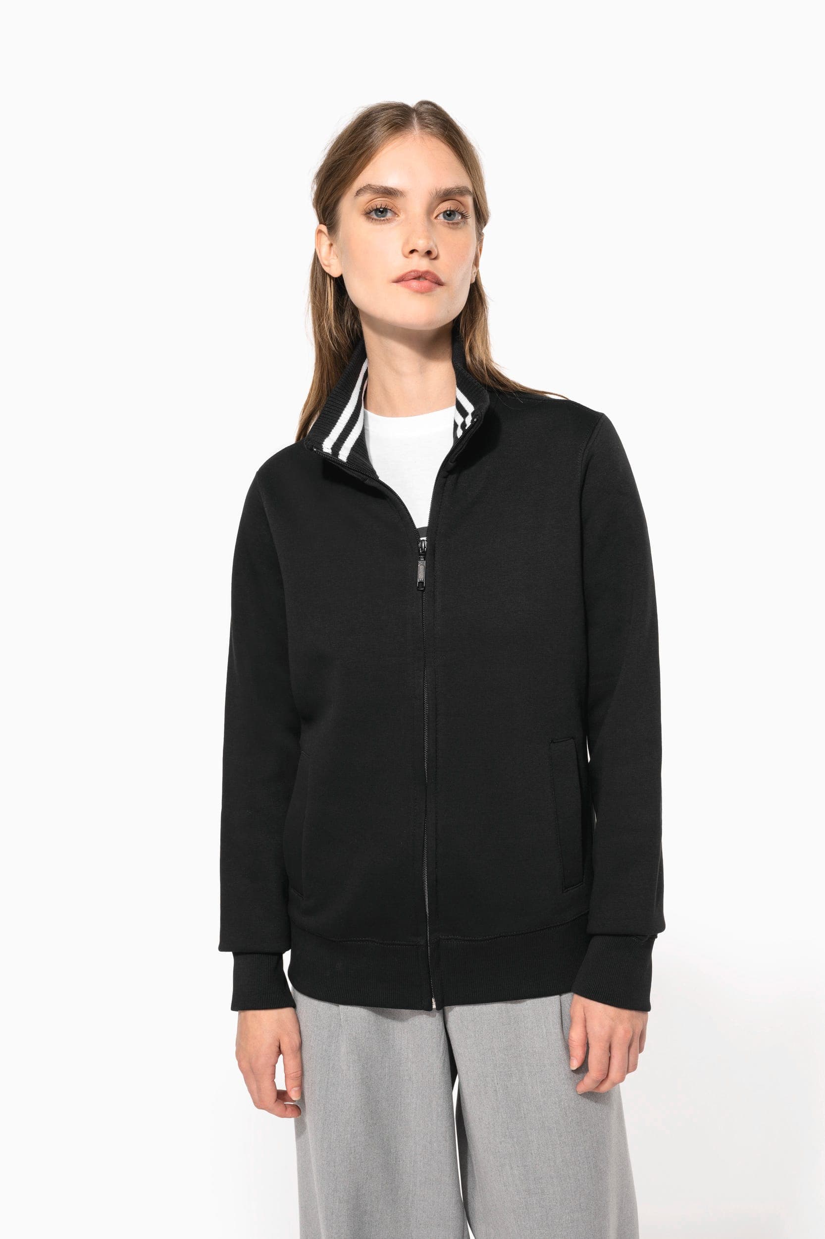 Veste molleton zippée femme