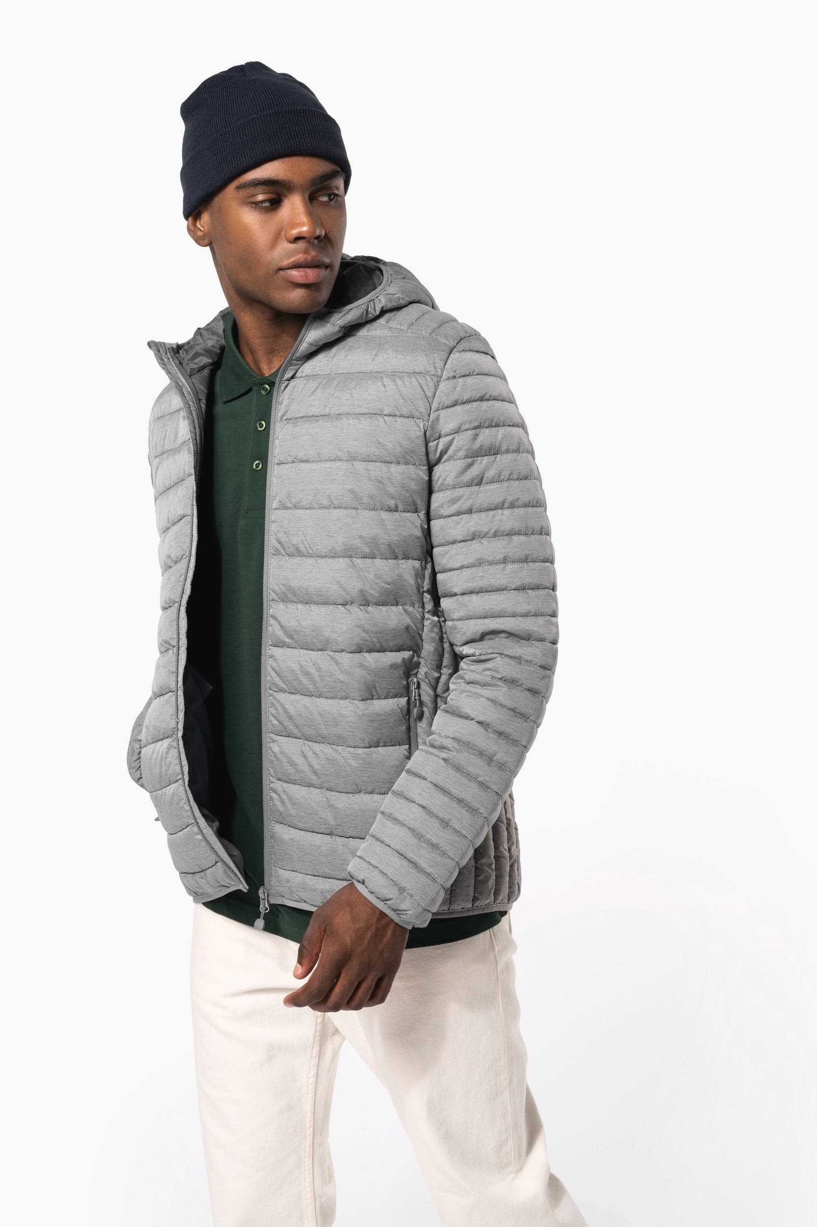 Doudoune légère capuche homme