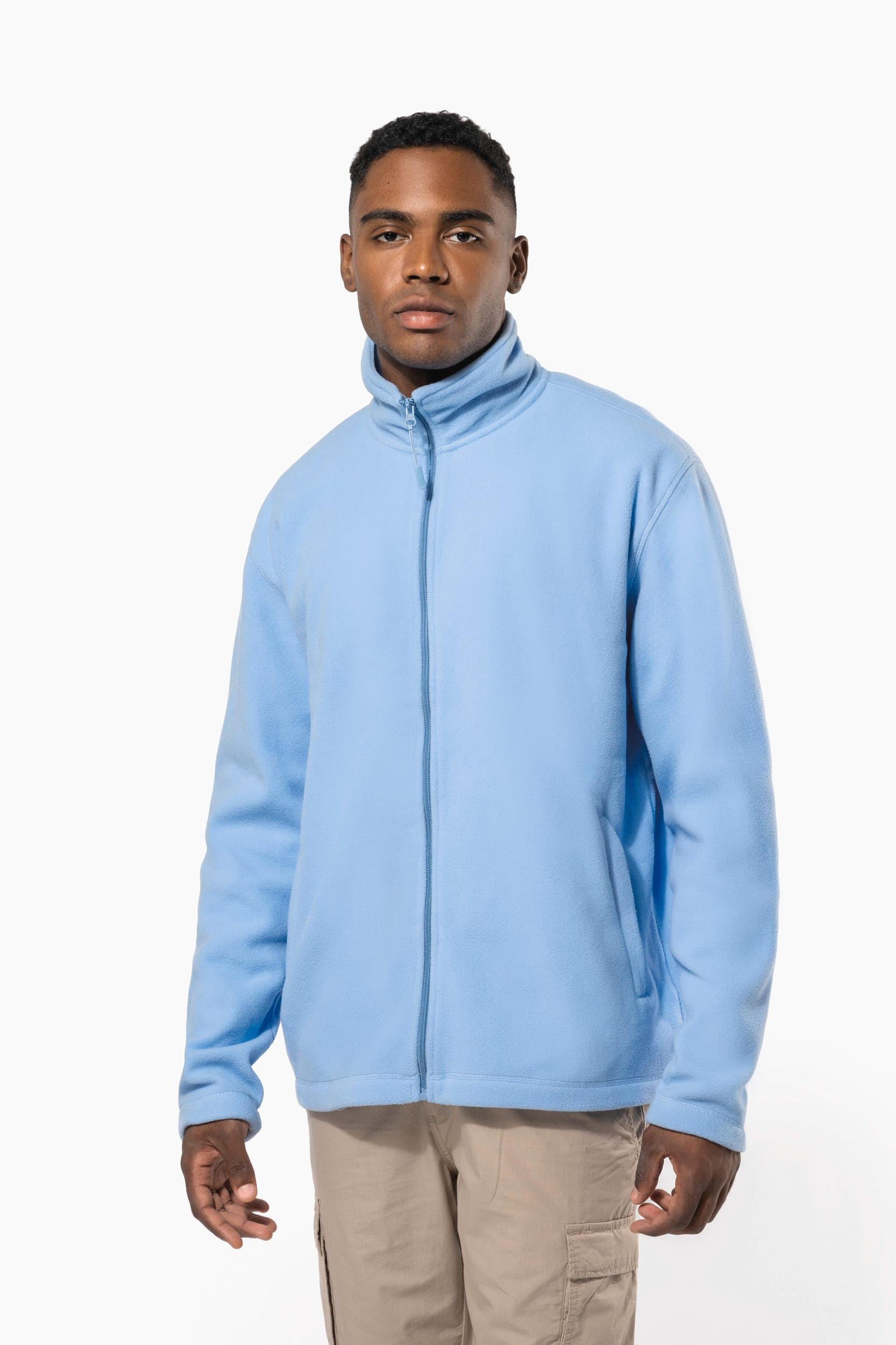 Veste micropolaire zippée homme