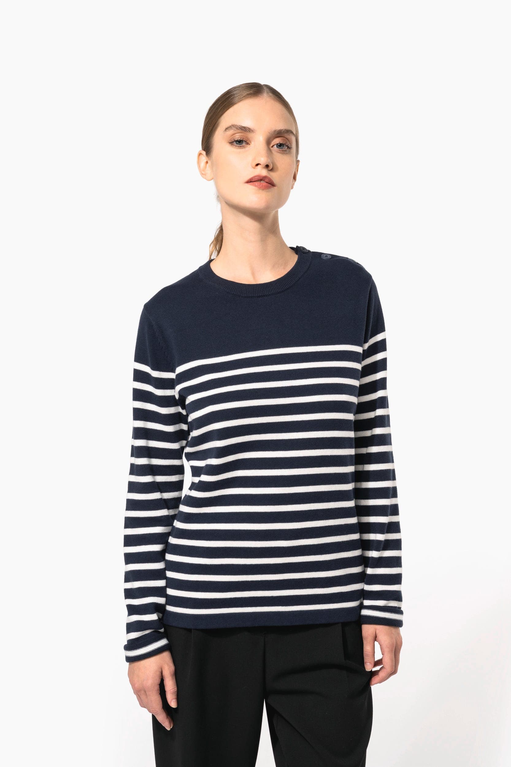 Pull marin femme