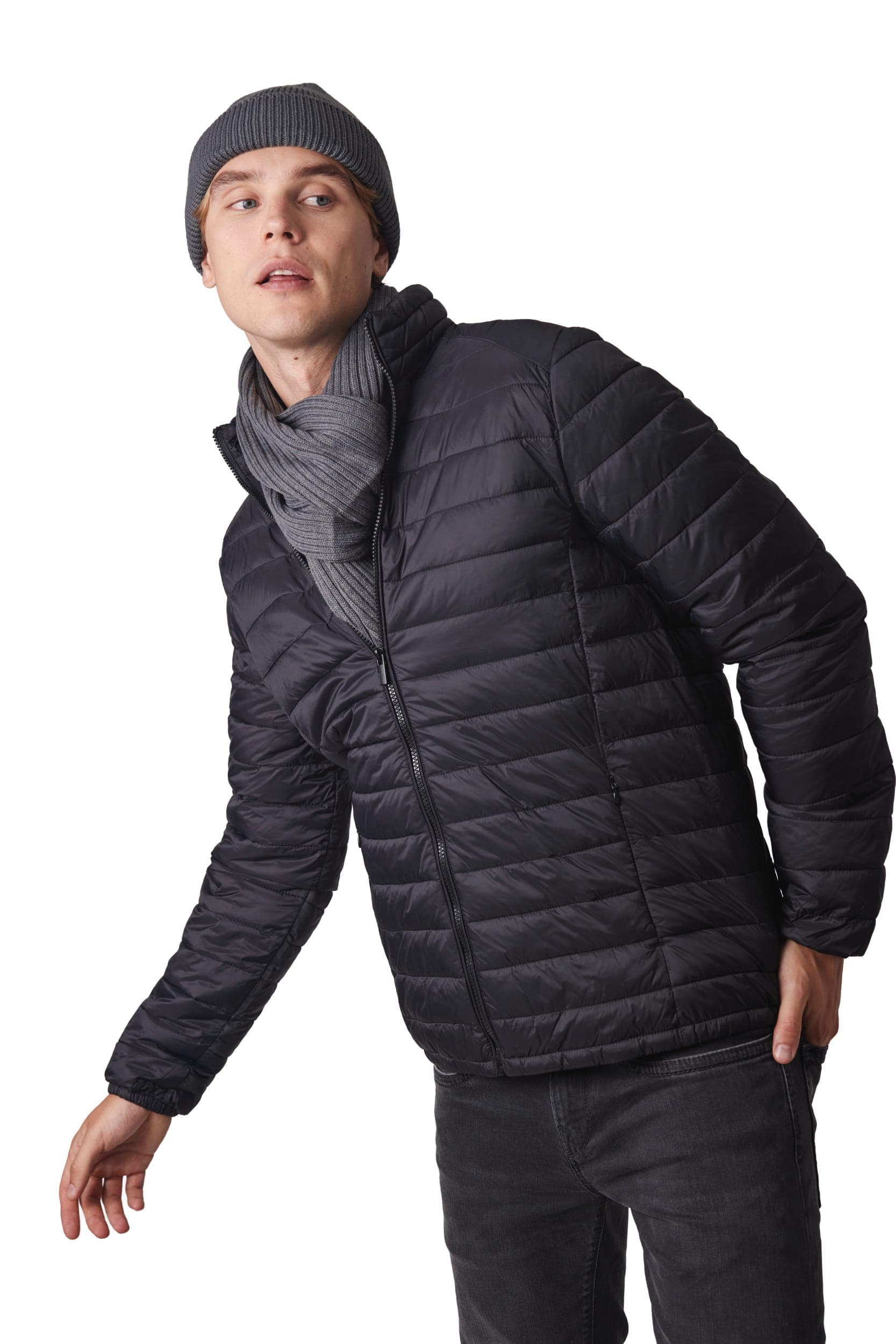 Bonnet côtelé à double revers