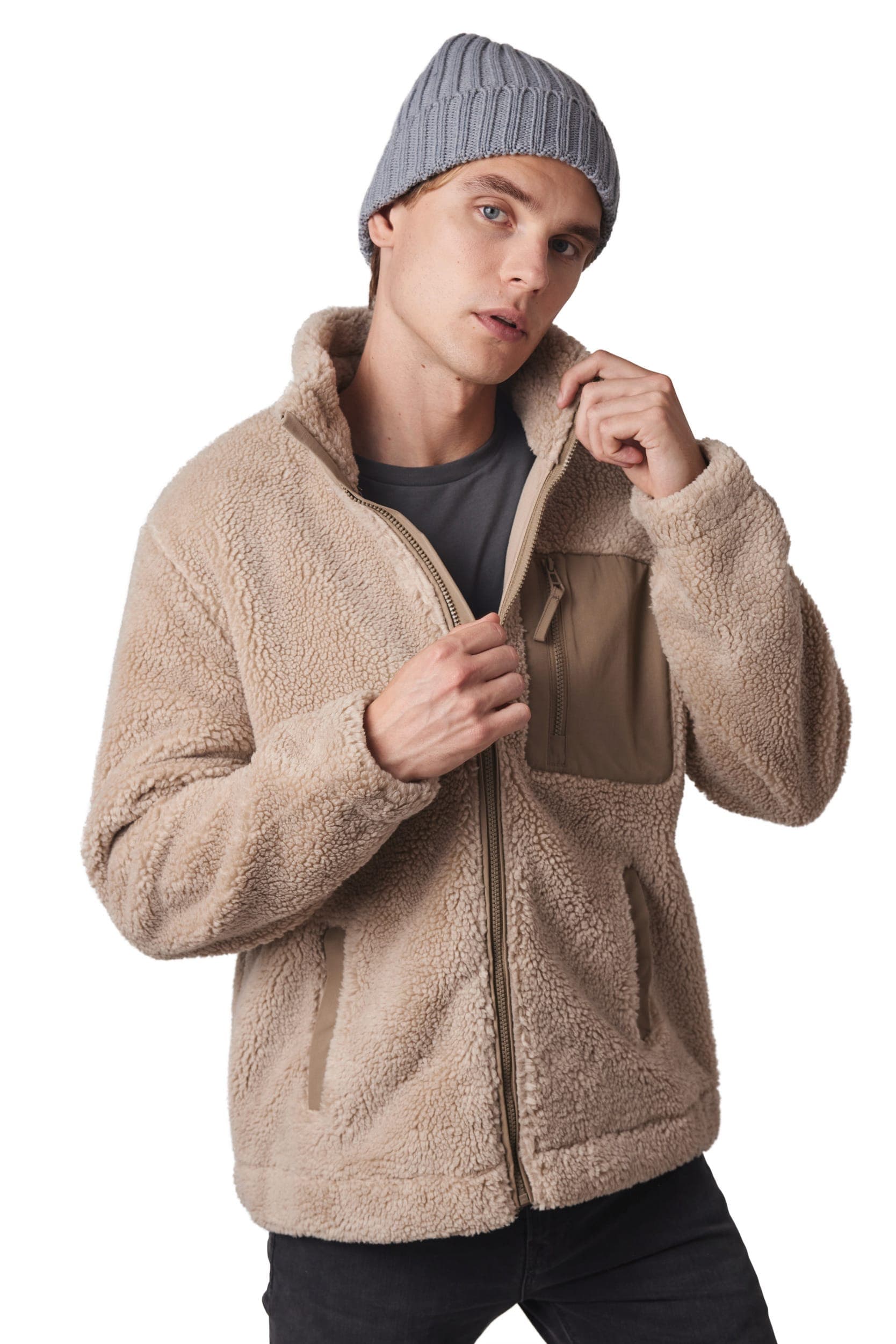 Bonnet à double côte et revers