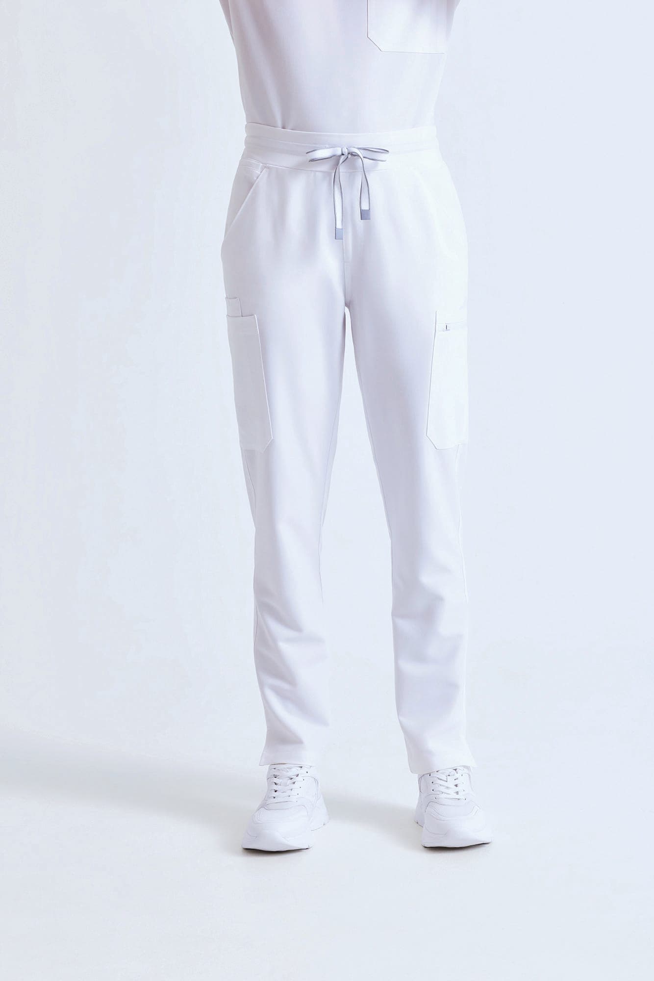 Pantalon cargo stretch femme