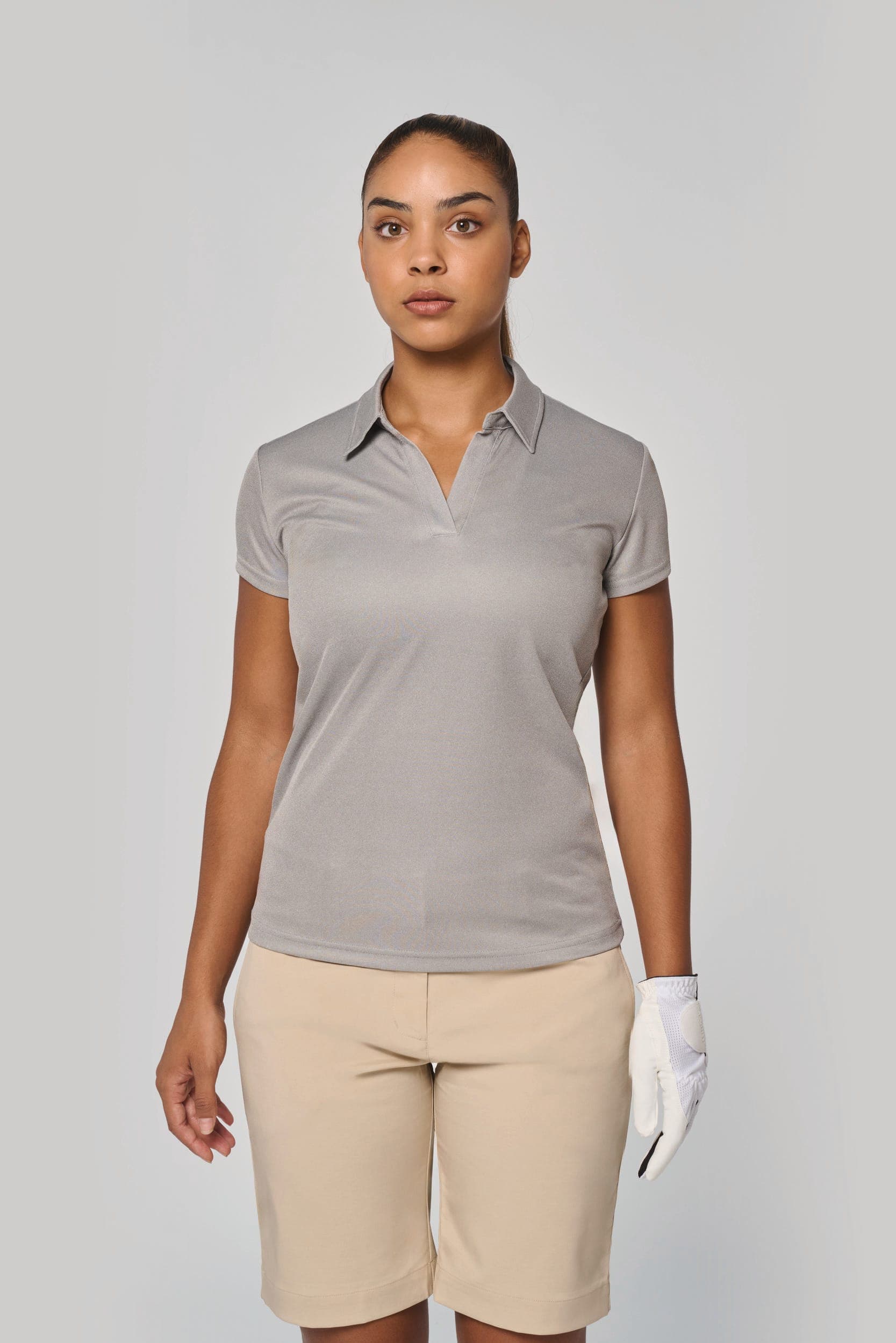 Polo sport manches courtes femme