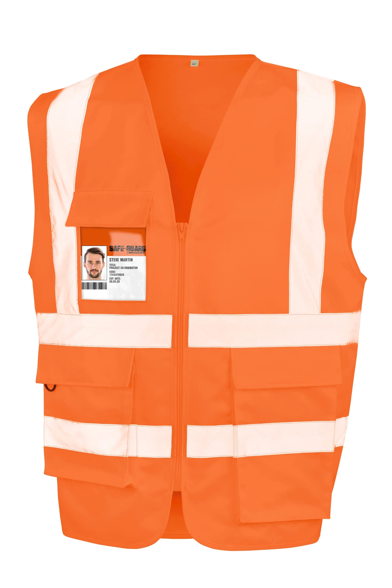 Gilet de sécurité zippé