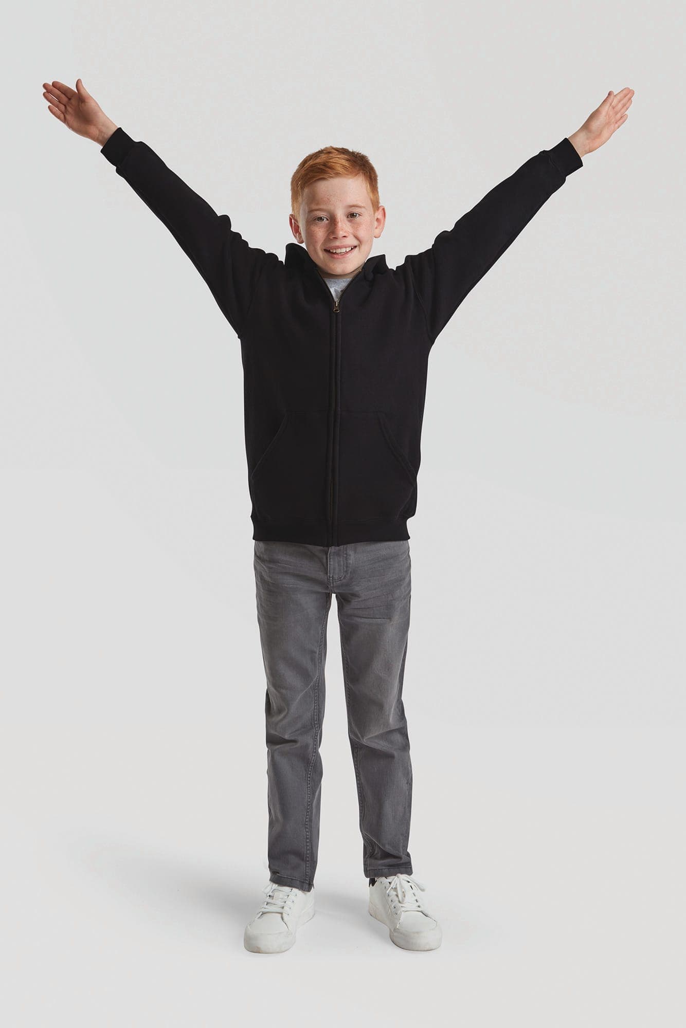 Sweat-shirt enfant zippé capuche Classic (62-045-0)